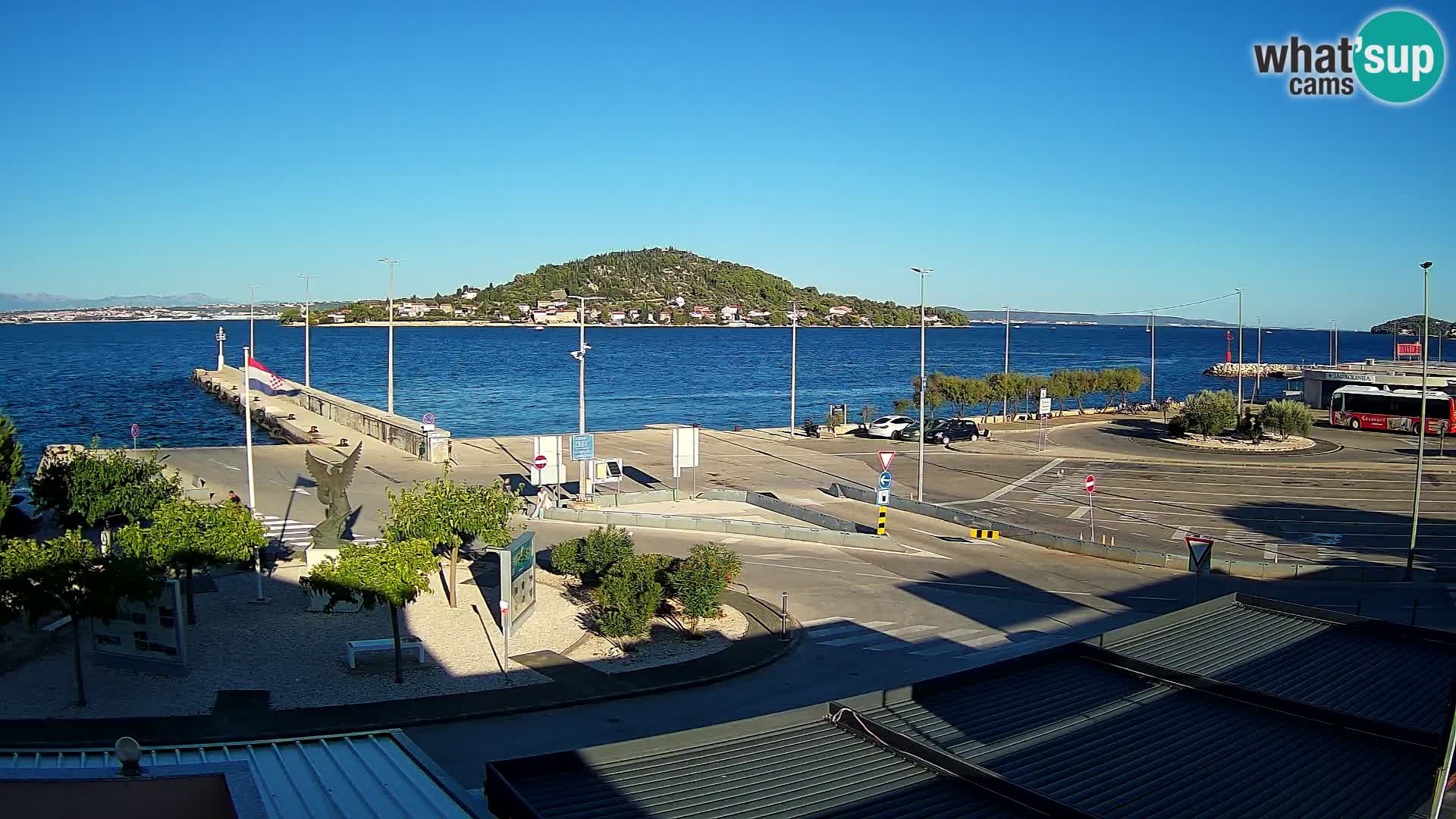 Webcam Ugljan – Preko Ferry to Zadar