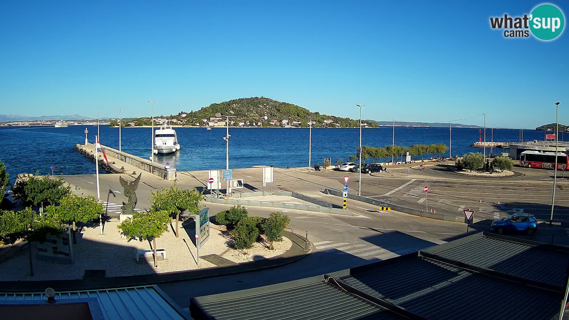 Webcam Ugljan – Preko Ferry to Zadar