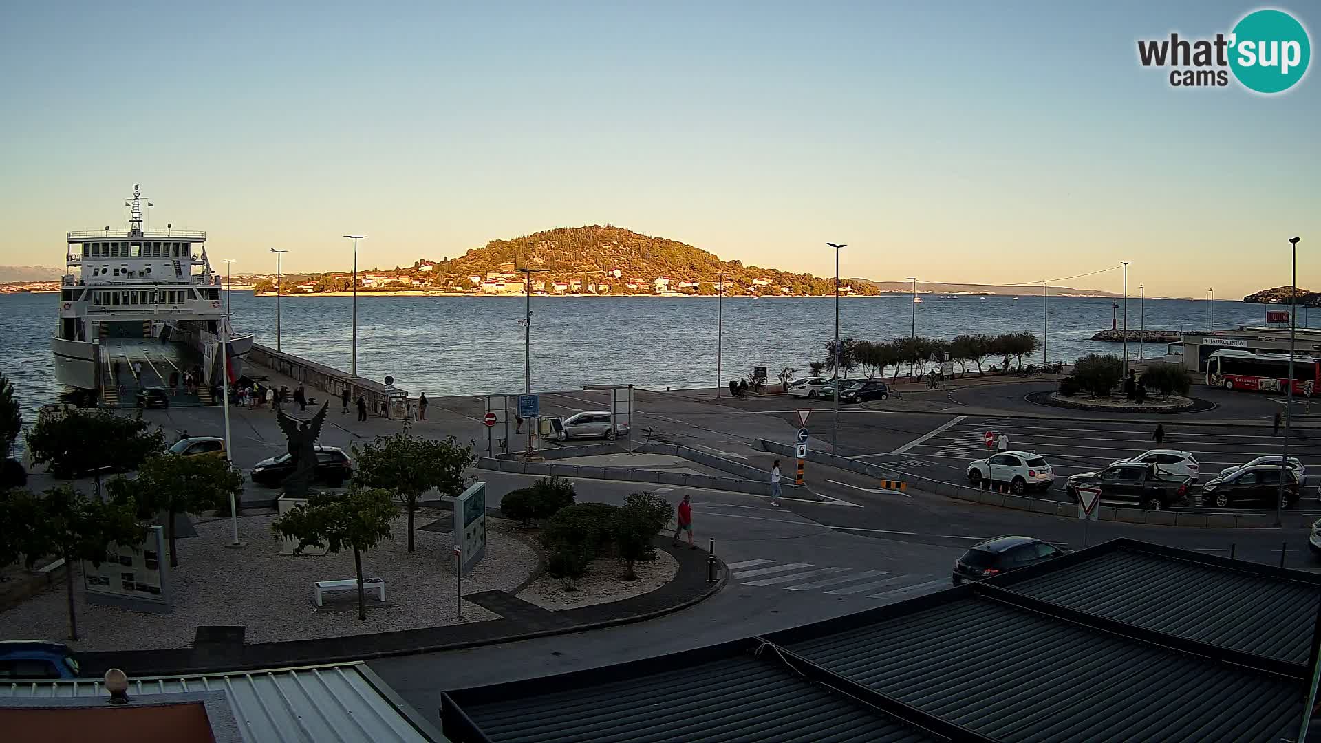 Webcam Ugljan – Preko Ferry to Zadar