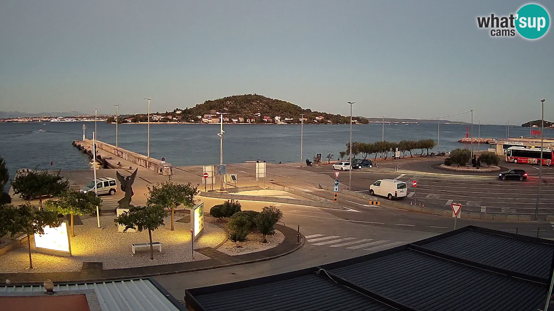 Webcam Ugliano – terminal traghetto da Preko a Zara