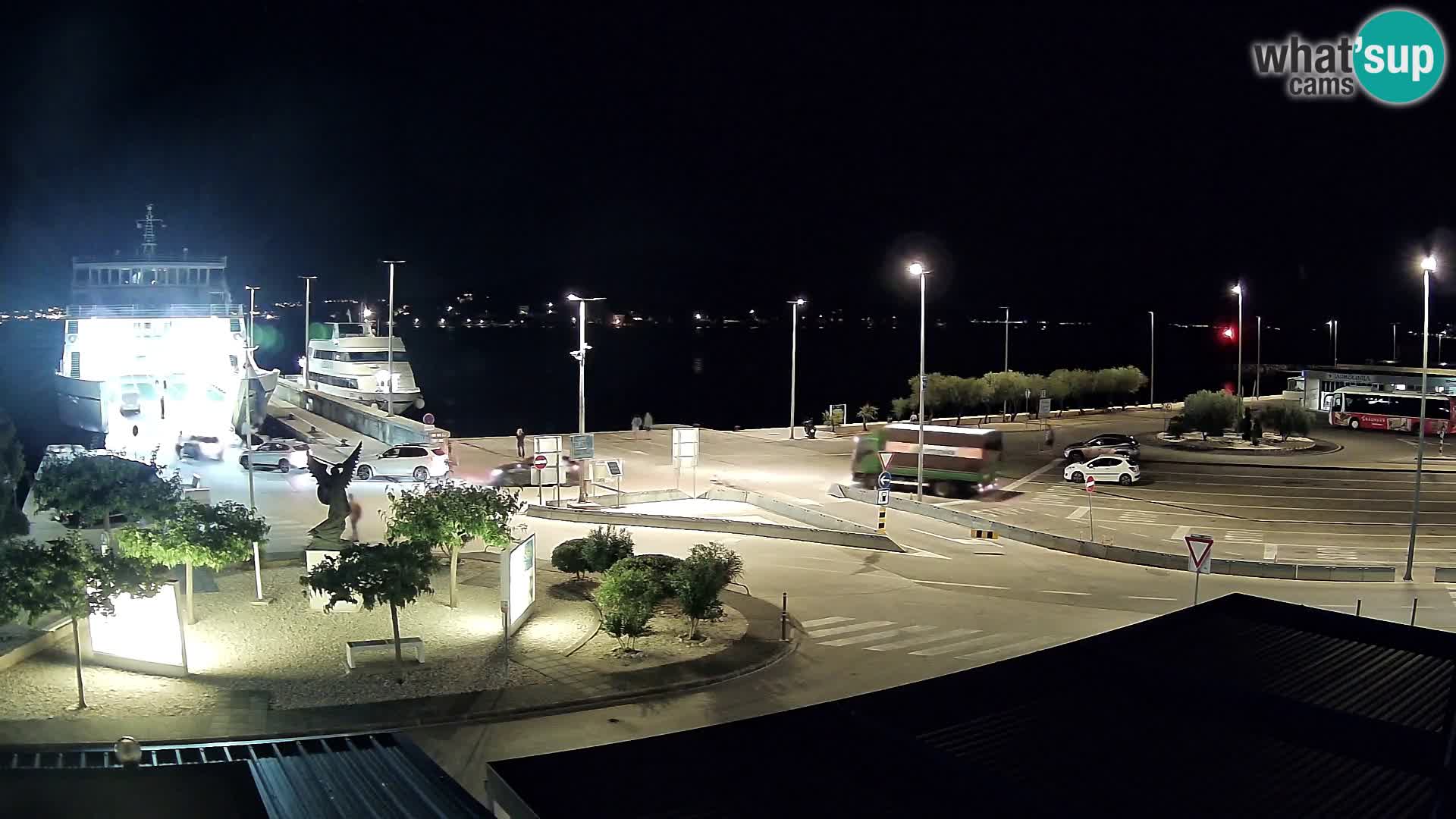 Webcam Ugliano – terminal traghetto da Preko a Zara