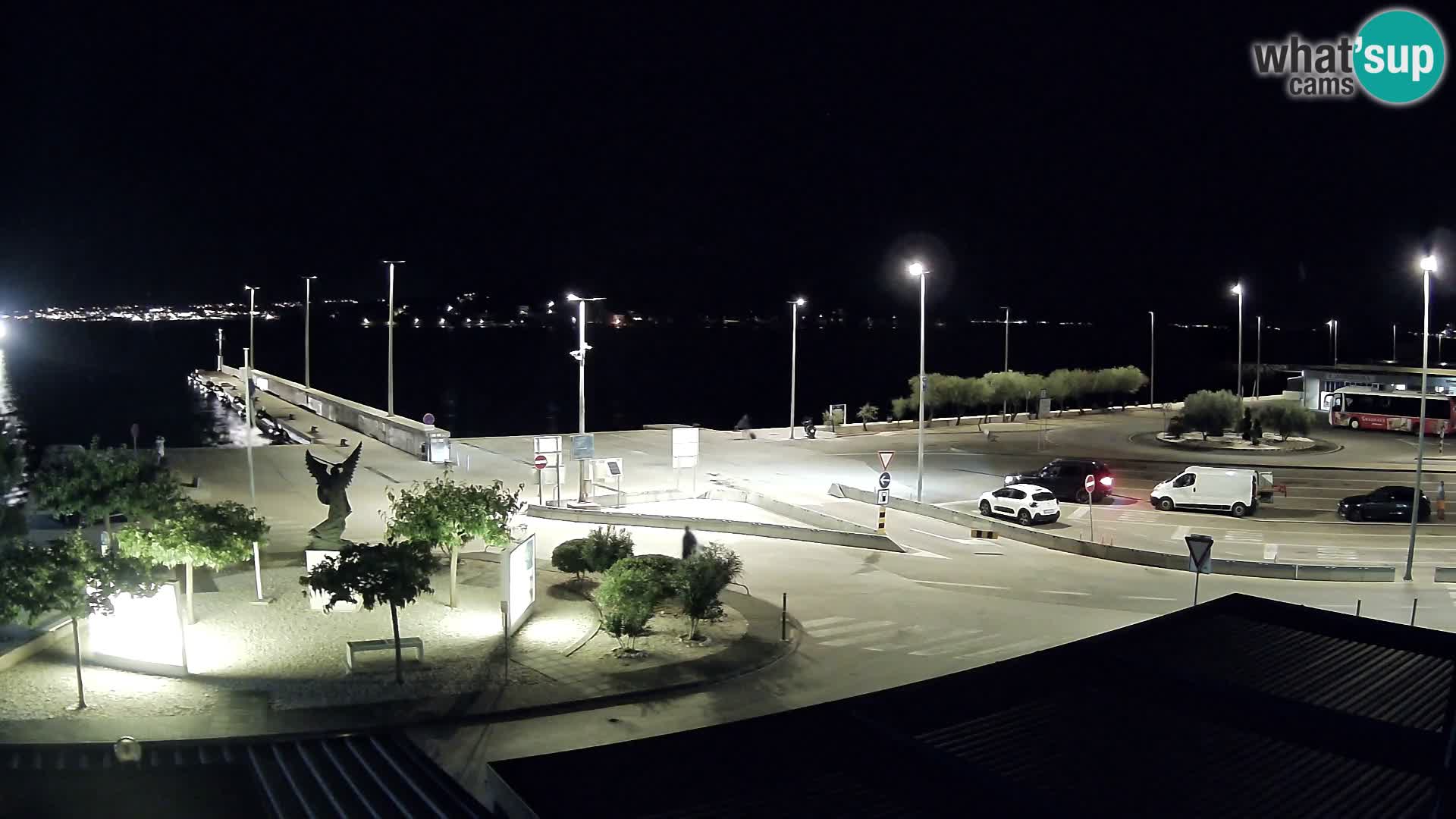 Webcam Ugliano – terminal traghetto da Preko a Zara