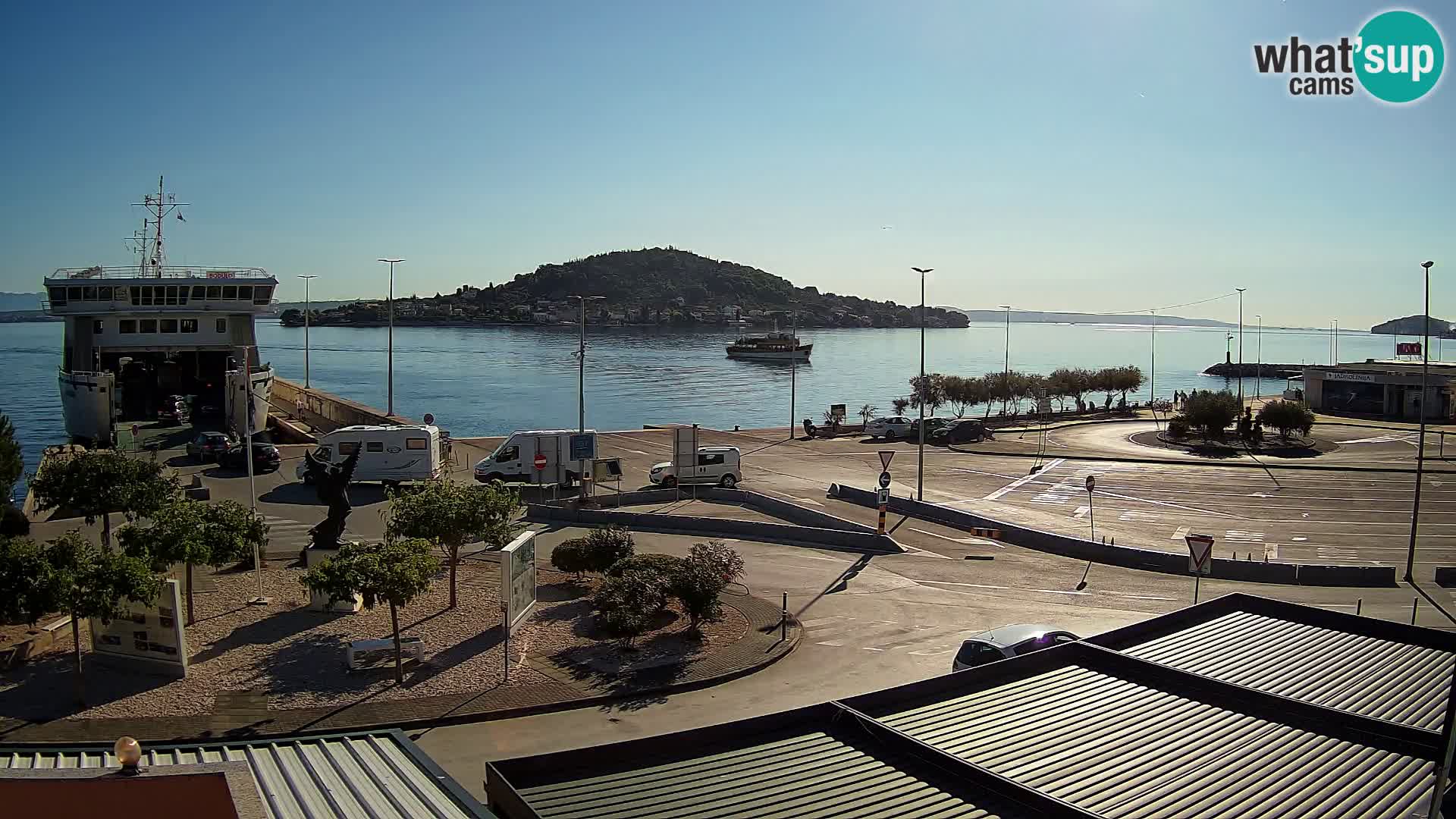 Webcam Ugliano – terminal traghetto da Preko a Zara
