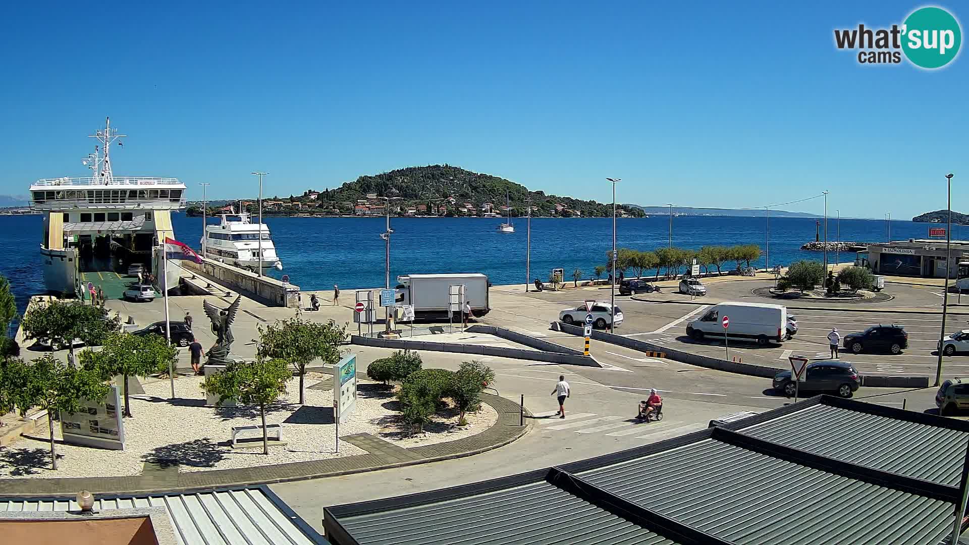 Webcam Ugljan – Preko Ferry to Zadar