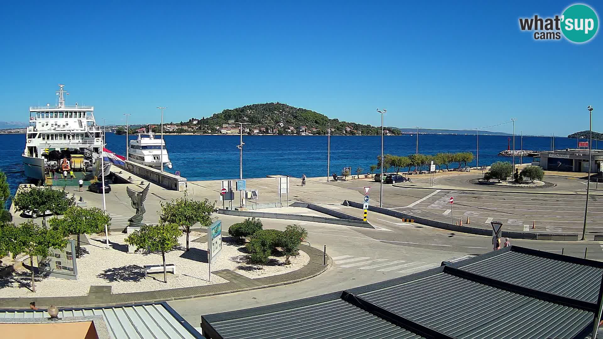 Webcam Ugljan – Preko Ferry to Zadar