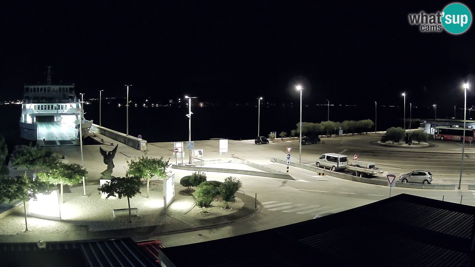 Webcam Ugliano – terminal traghetto da Preko a Zara