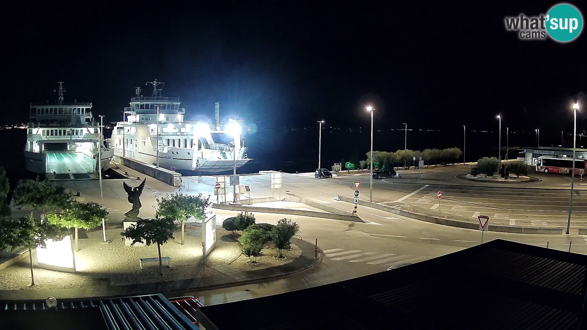 Spletna kamera Ugljan – trajekt Preko – Zadar