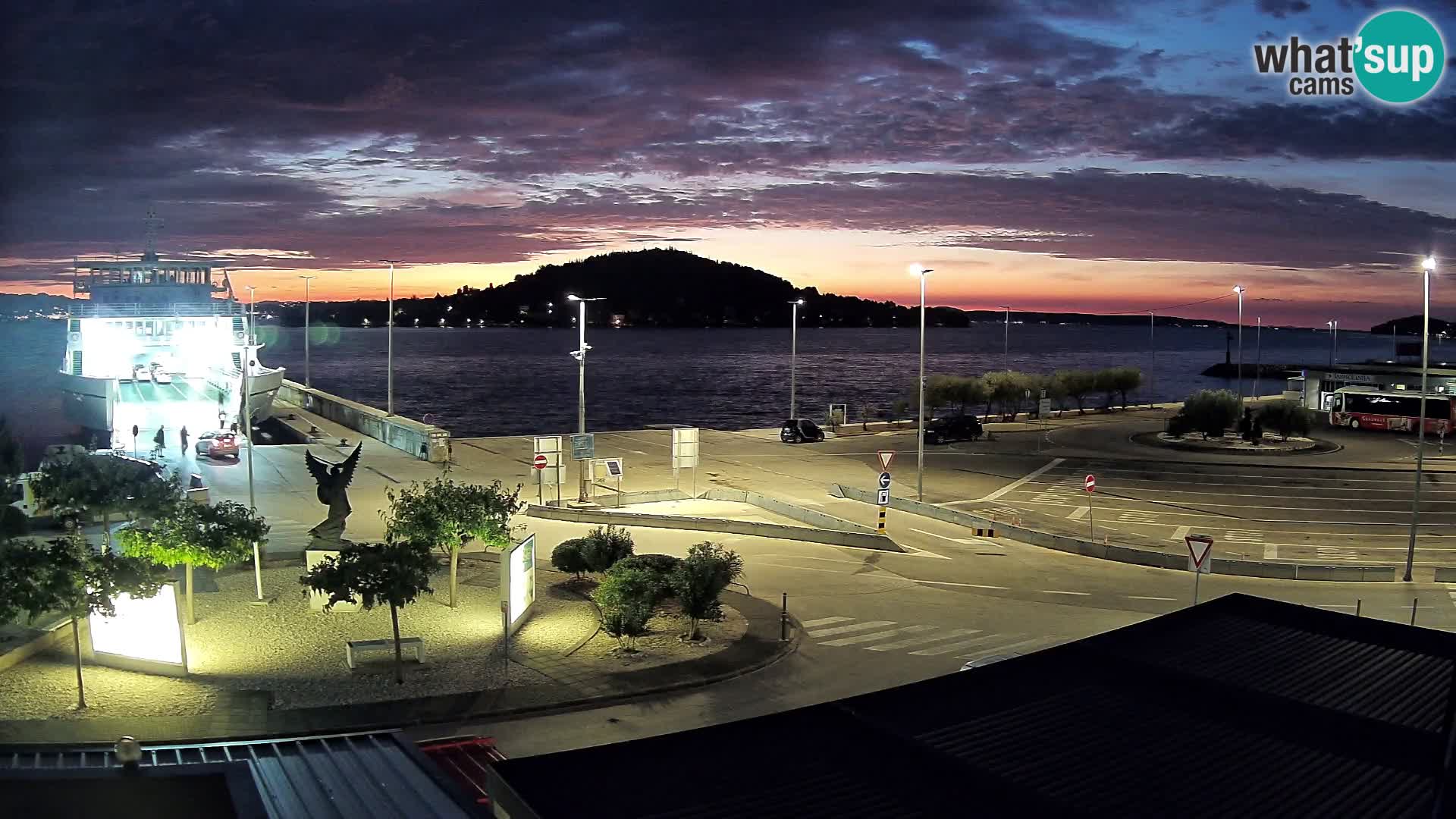 Webcam Ugliano – terminal traghetto da Preko a Zara