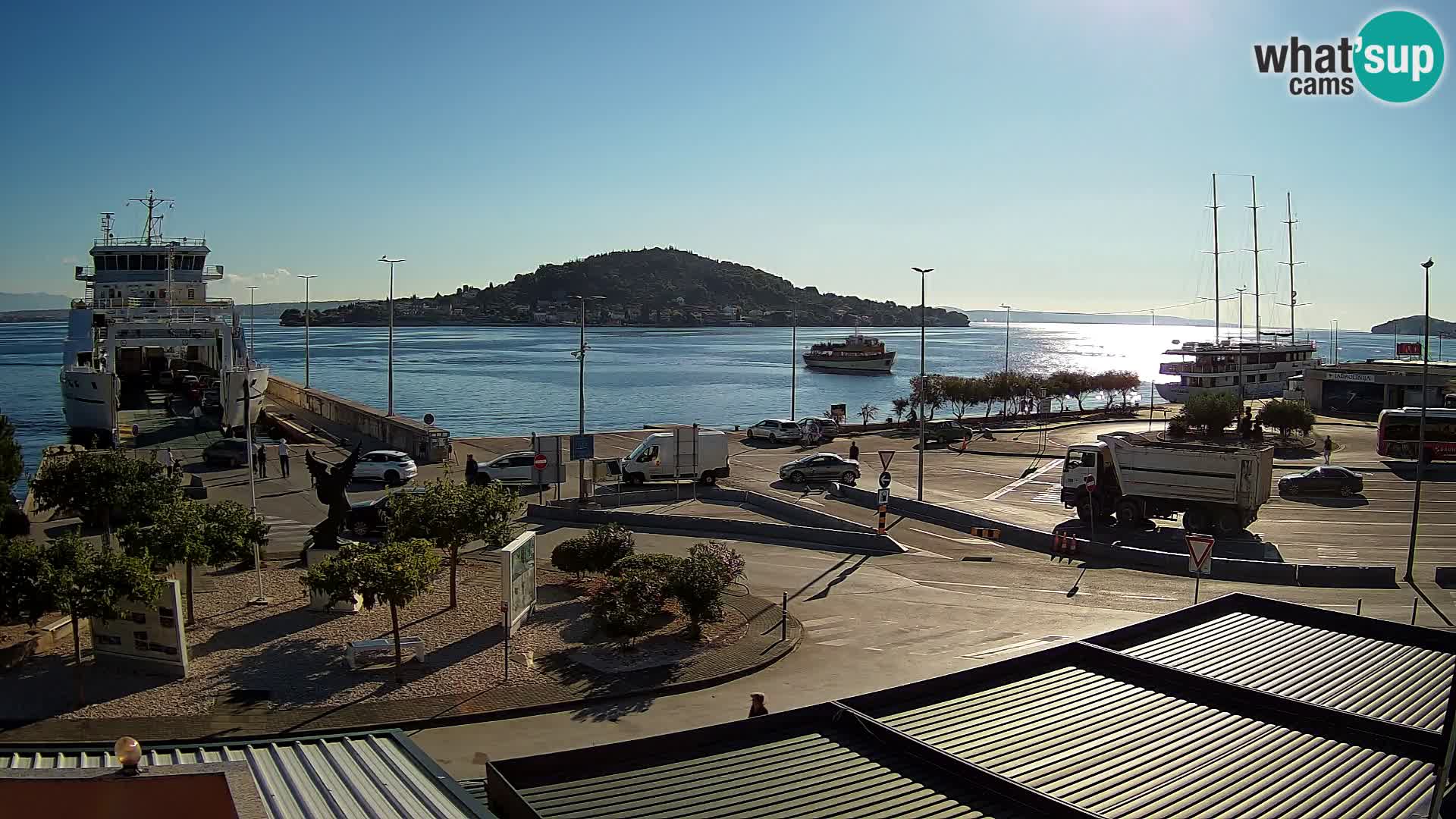 Webcam Ugljan – Preko Ferry to Zadar