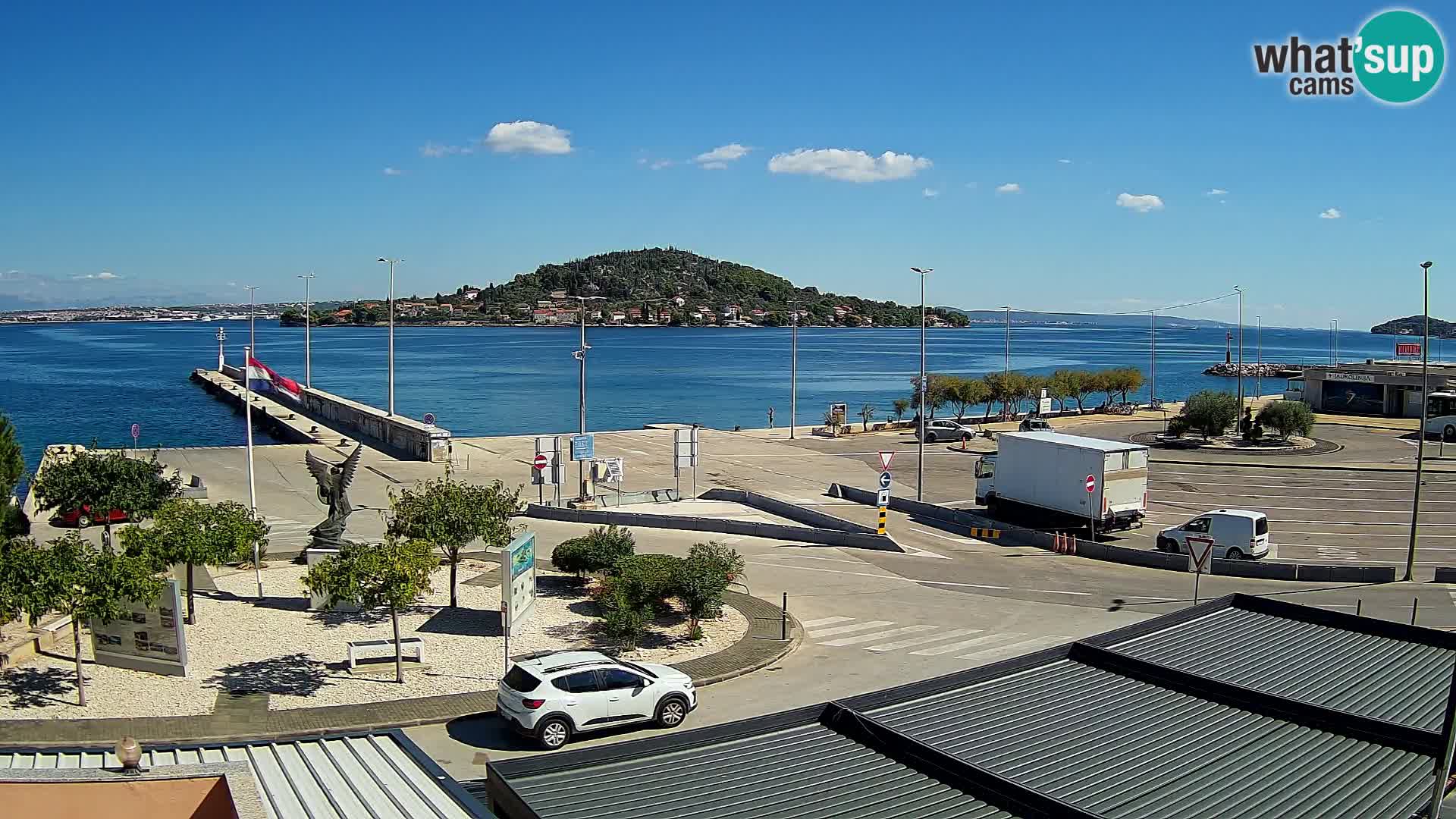 Webcam Ugljan – Preko Ferry to Zadar