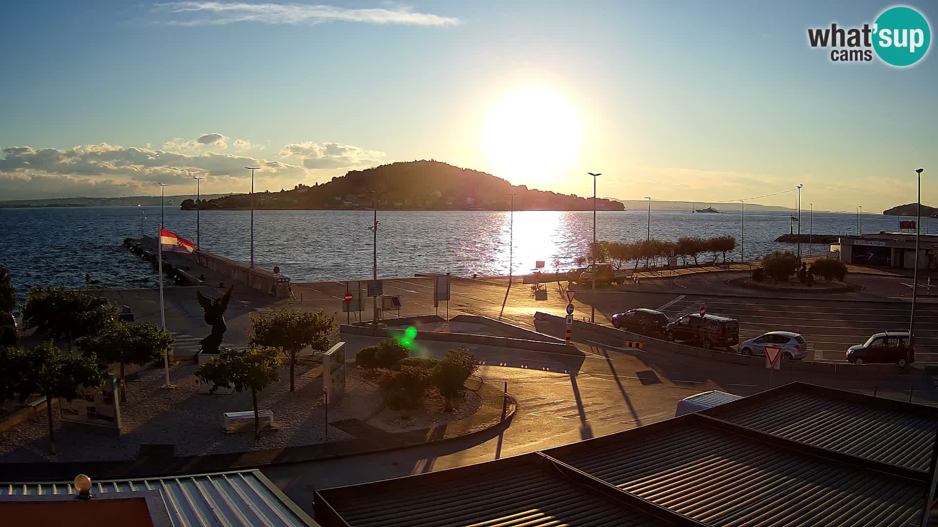 Webcam Ugliano – terminal traghetto da Preko a Zara