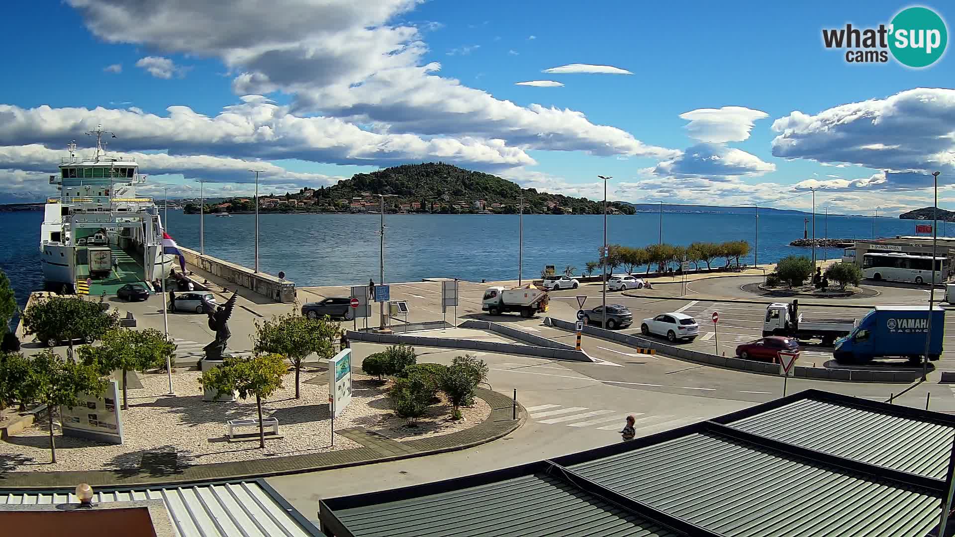 Webcam Ugljan – Preko Ferry to Zadar