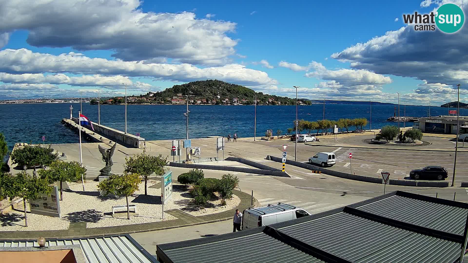 Webcam Ugljan – Preko Ferry to Zadar
