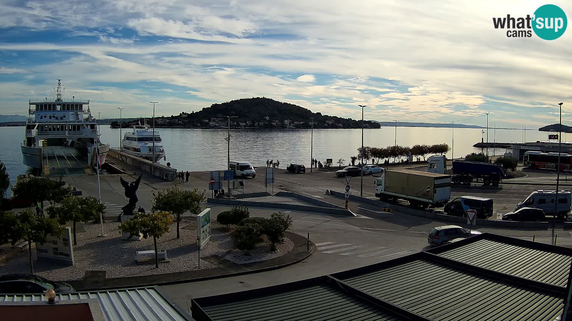 Webcam Ugljan – Preko Ferry to Zadar