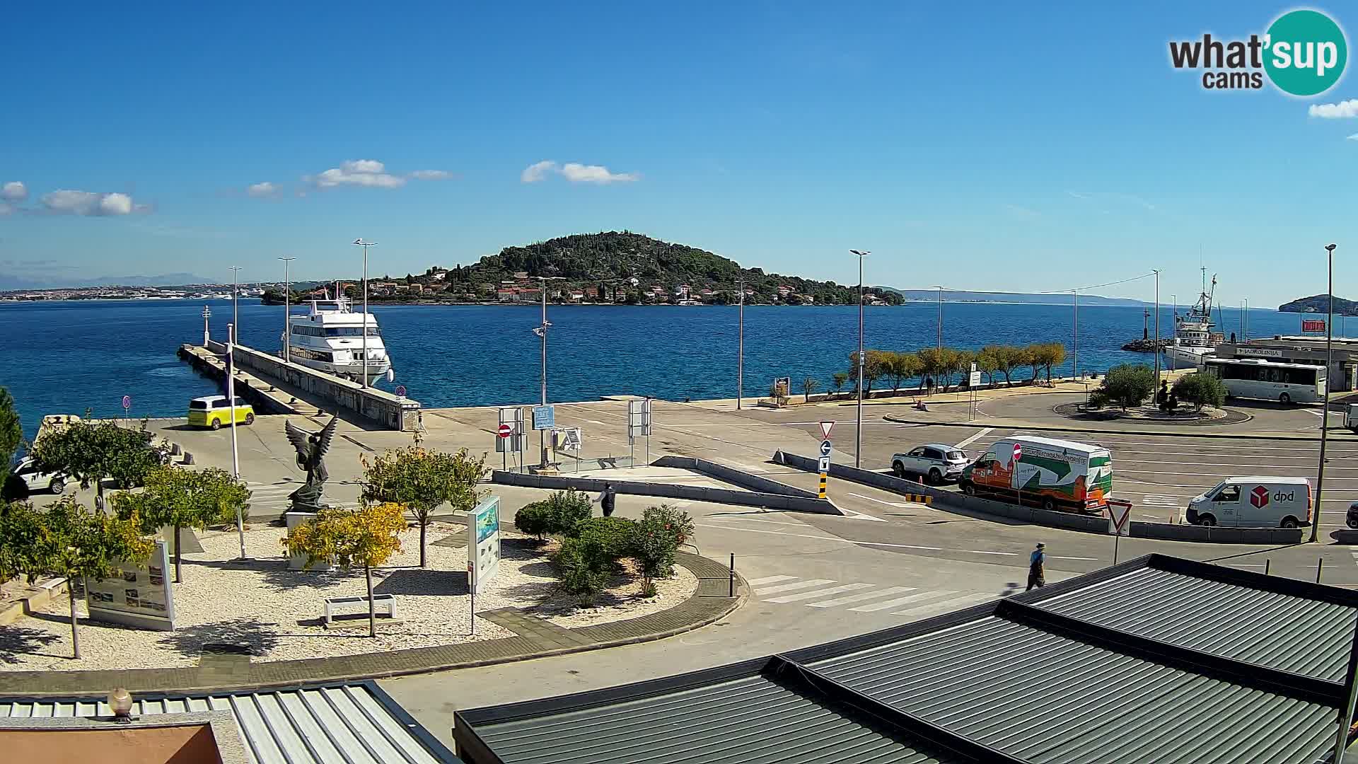 Web kamera Ugljan – Preko trajekt za Zadar