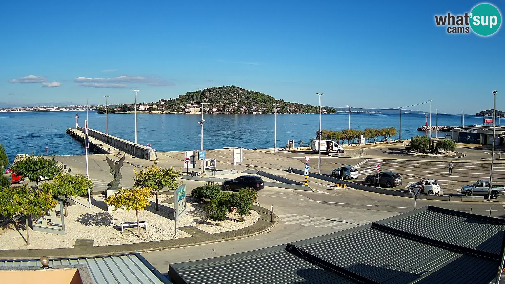 Web kamera Ugljan – Preko trajekt za Zadar