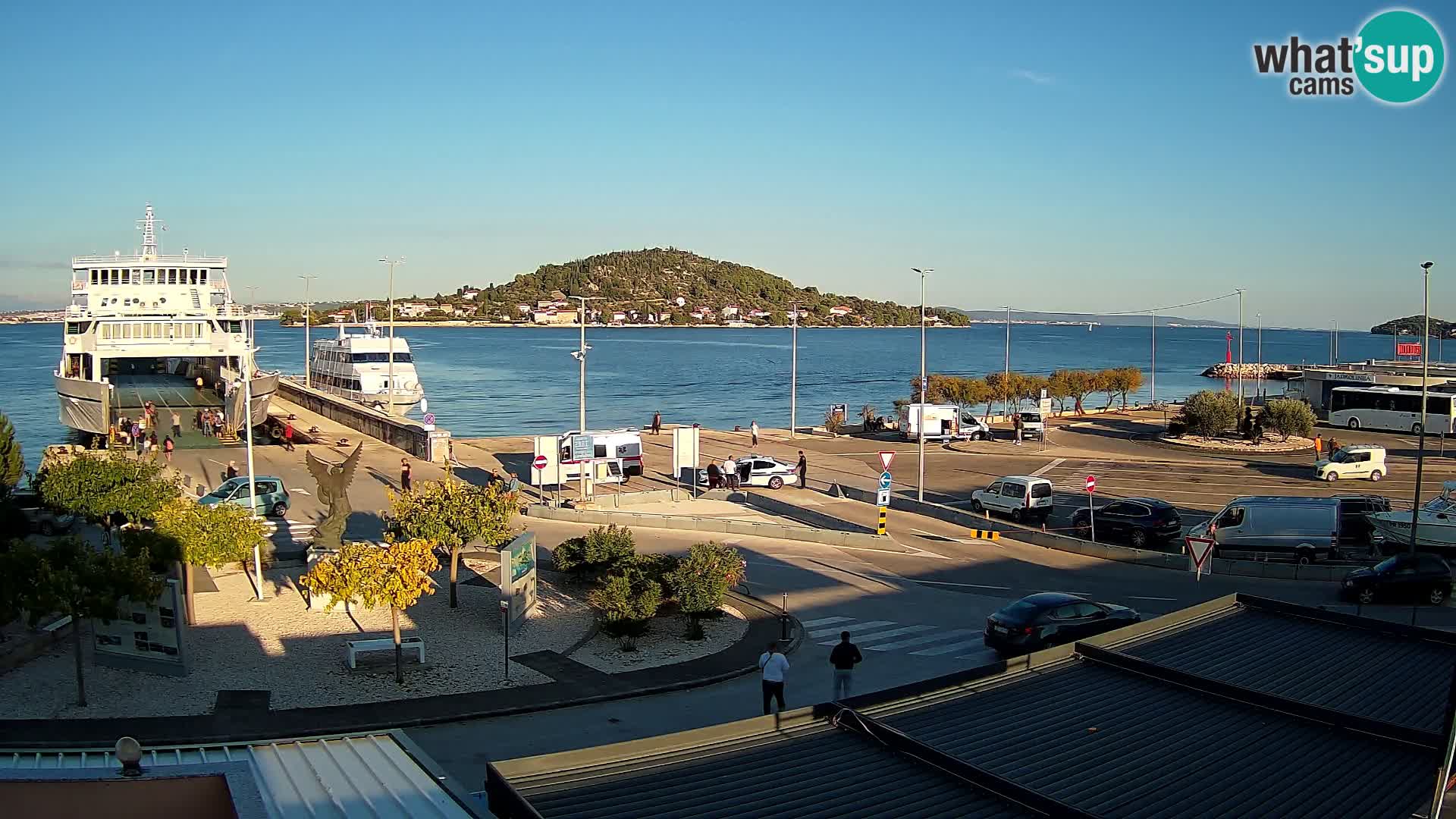 Webcam Ugliano – terminal traghetto da Preko a Zara