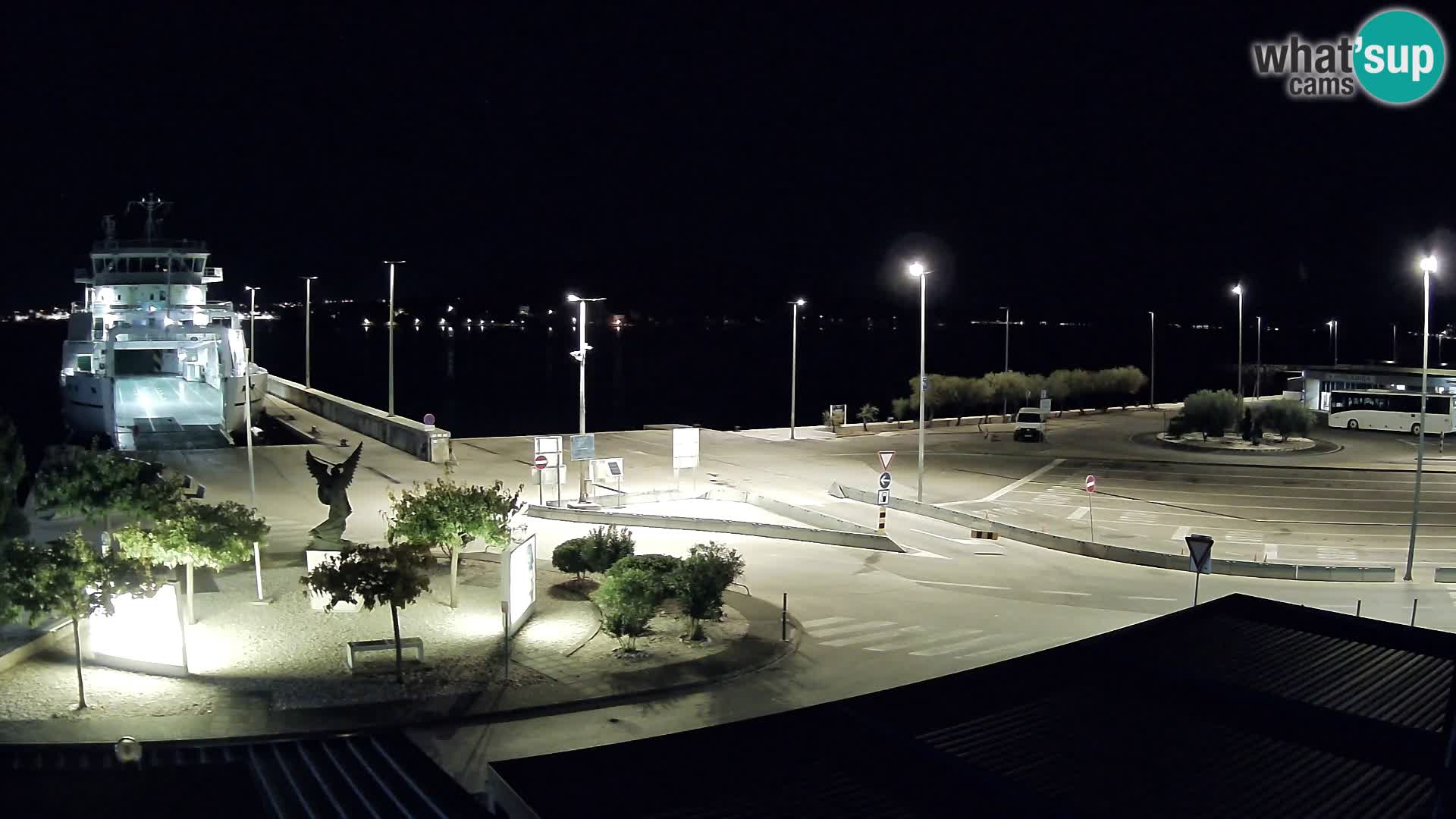 Web kamera Ugljan – Preko trajekt za Zadar