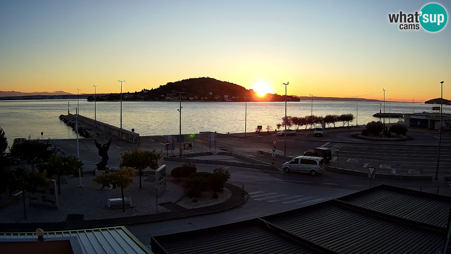 Spletna kamera Ugljan – trajekt Preko – Zadar