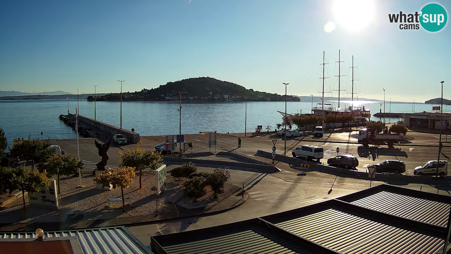 Spletna kamera Ugljan – trajekt Preko – Zadar