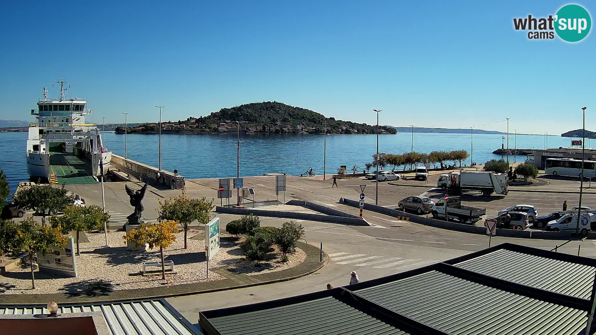 Webcam Ugliano – terminal traghetto da Preko a Zara