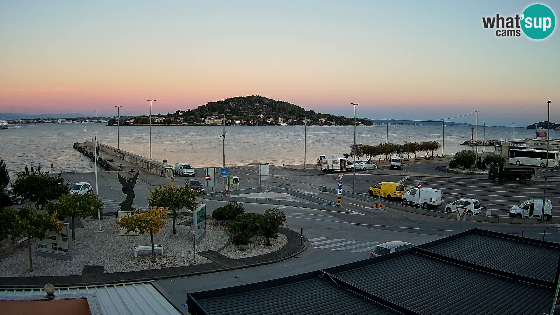 Webcam Ugljan – Preko Ferry to Zadar