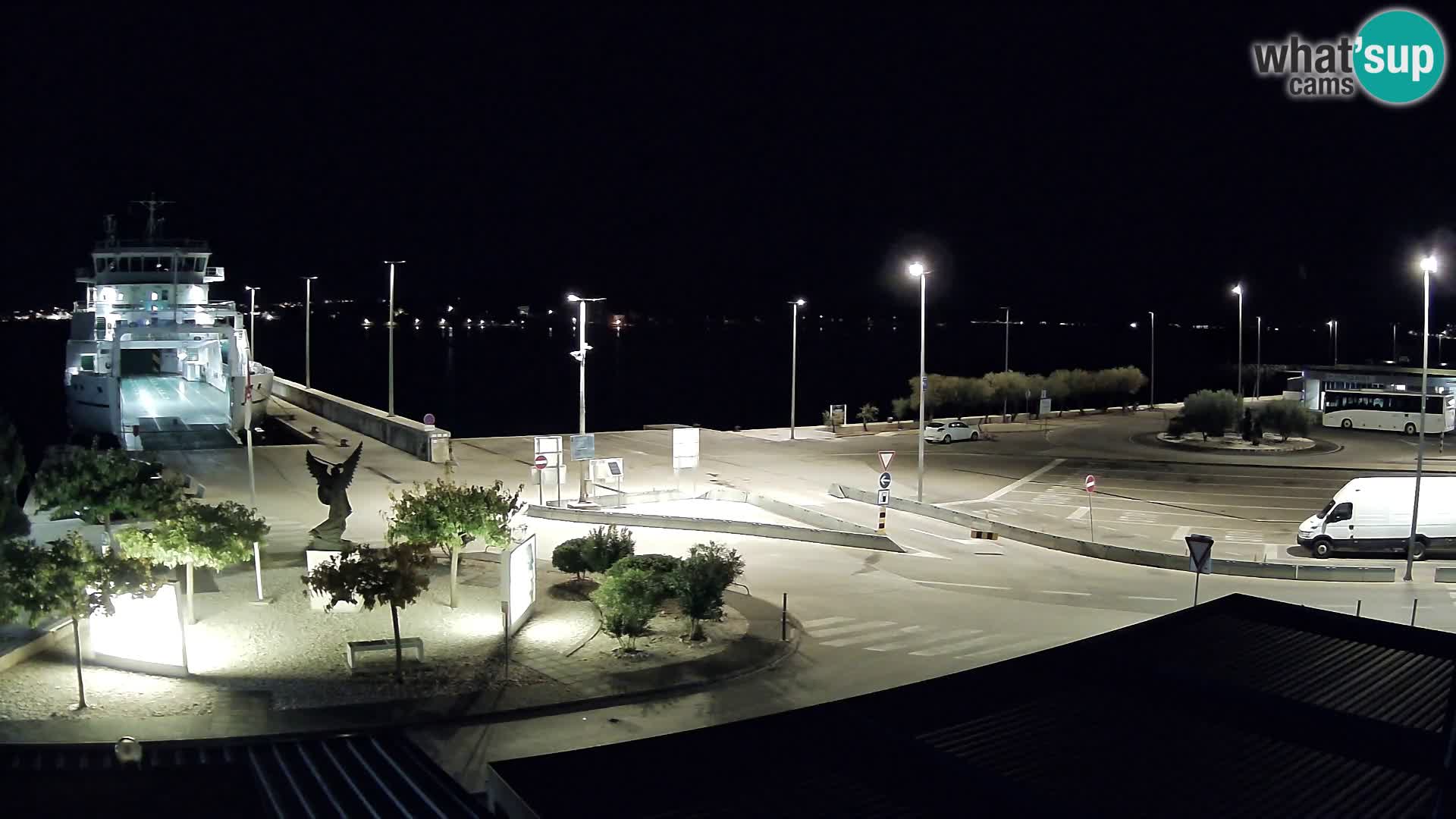 Spletna kamera Ugljan – trajekt Preko – Zadar