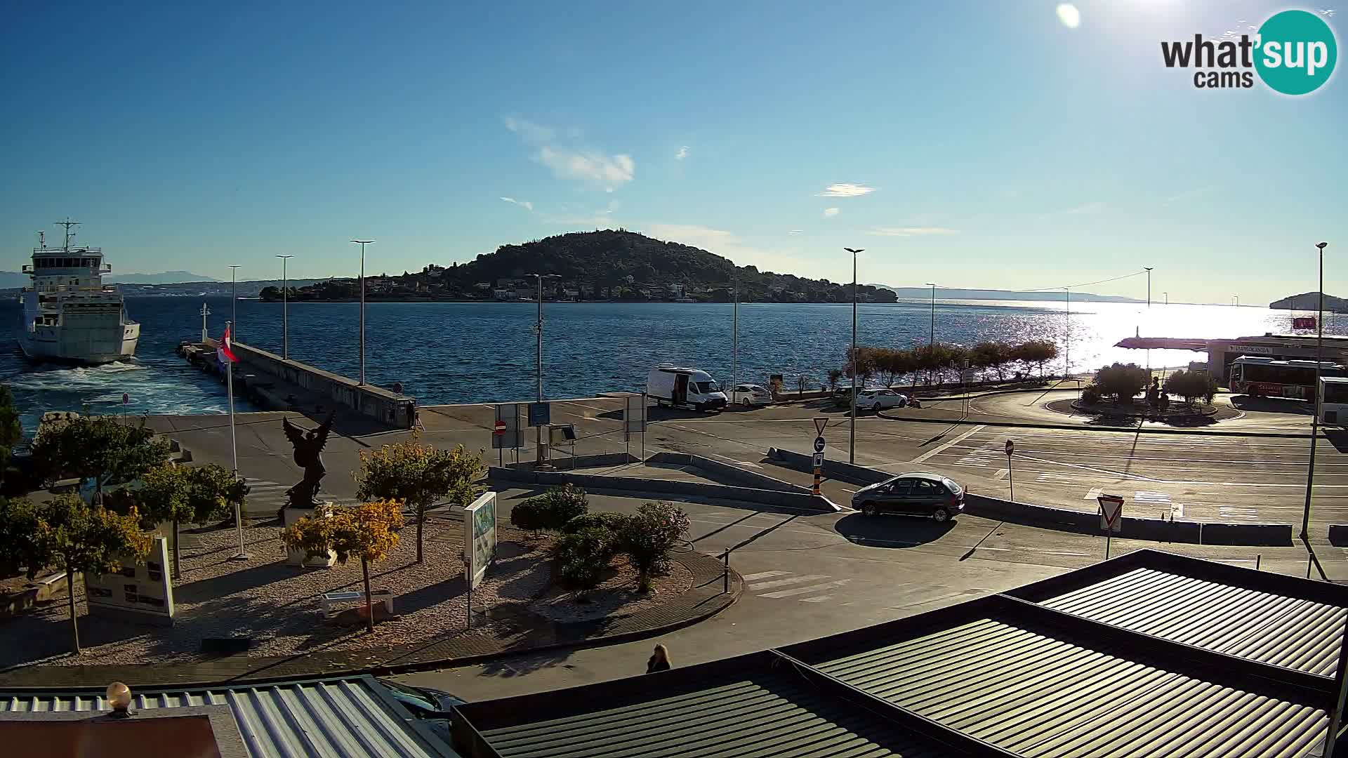 Webcam Ugljan – Preko Ferry to Zadar