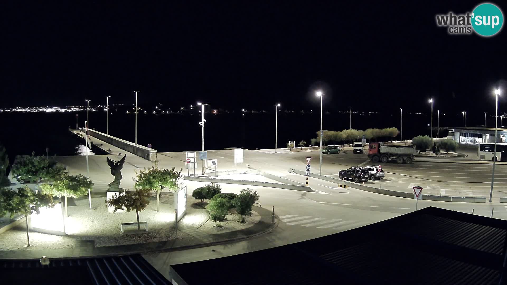 Webcam Ugliano – terminal traghetto da Preko a Zara