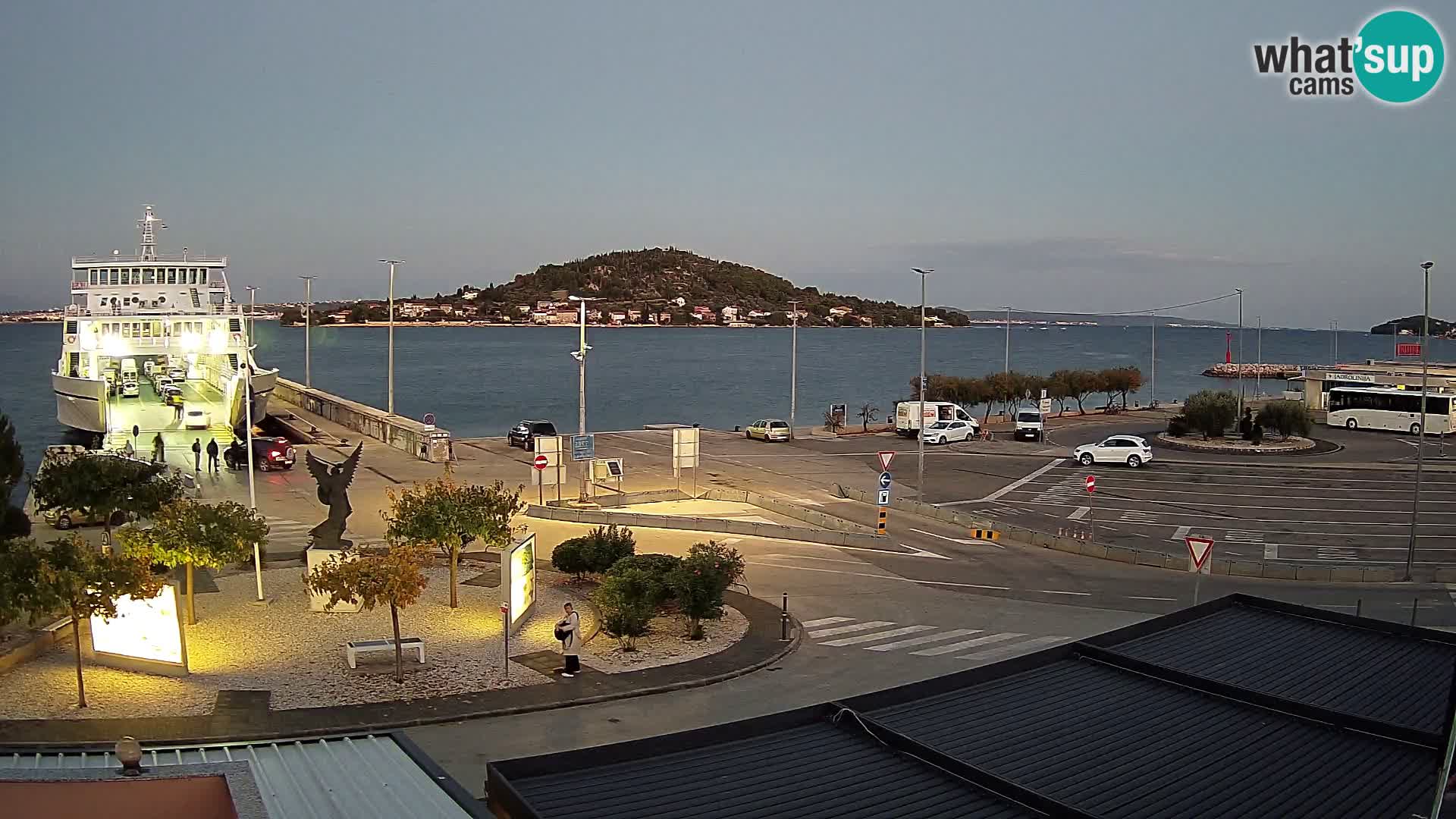 Web kamera Ugljan – Preko trajekt za Zadar