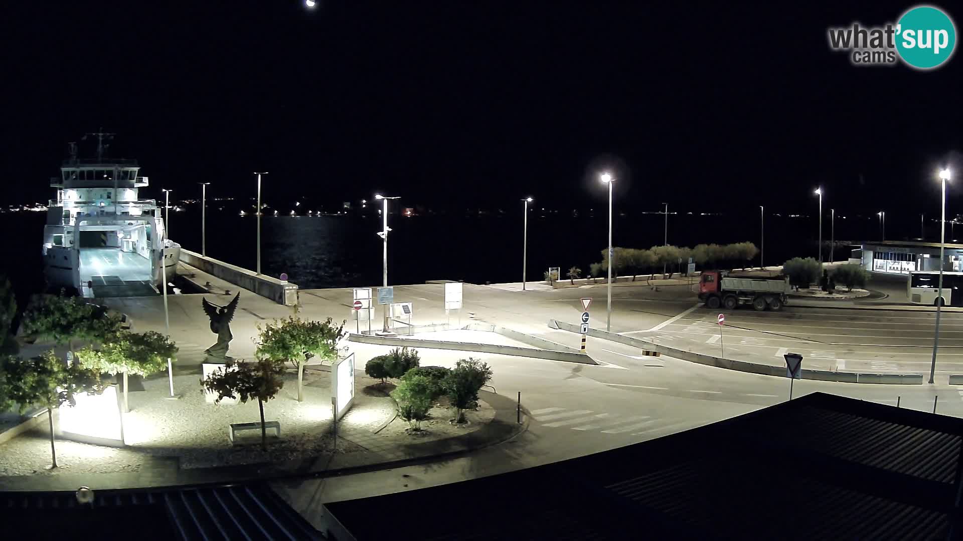 Web kamera Ugljan – Preko trajekt za Zadar