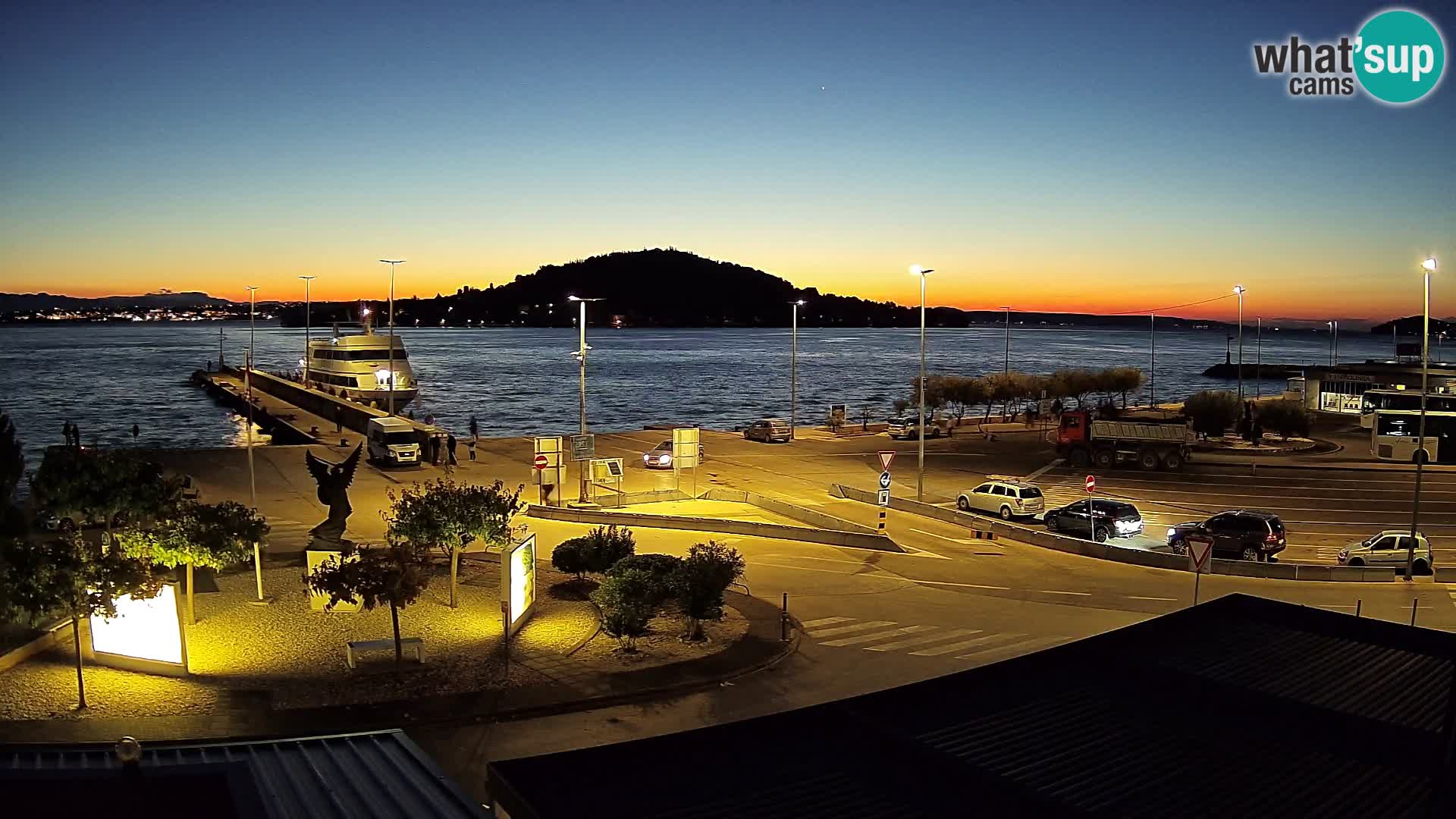 Web kamera Ugljan – Preko trajekt za Zadar