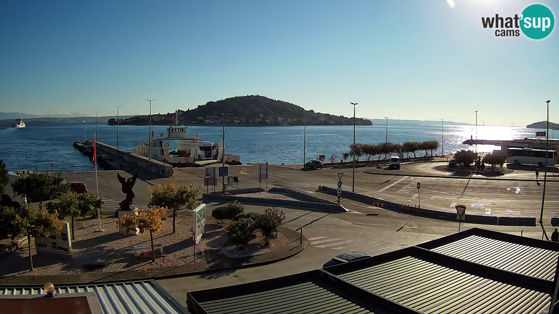 Webcam Ugliano – terminal traghetto da Preko a Zara