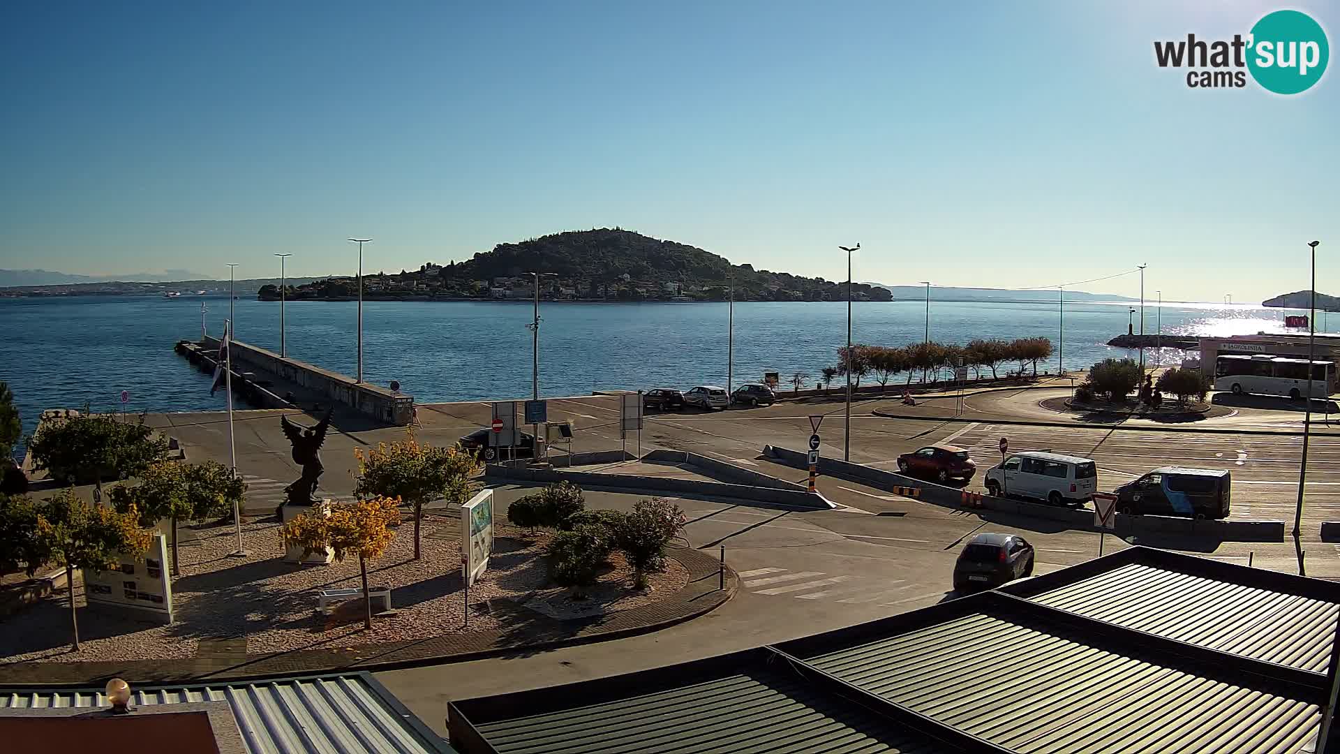 Webcam Ugliano – terminal traghetto da Preko a Zara