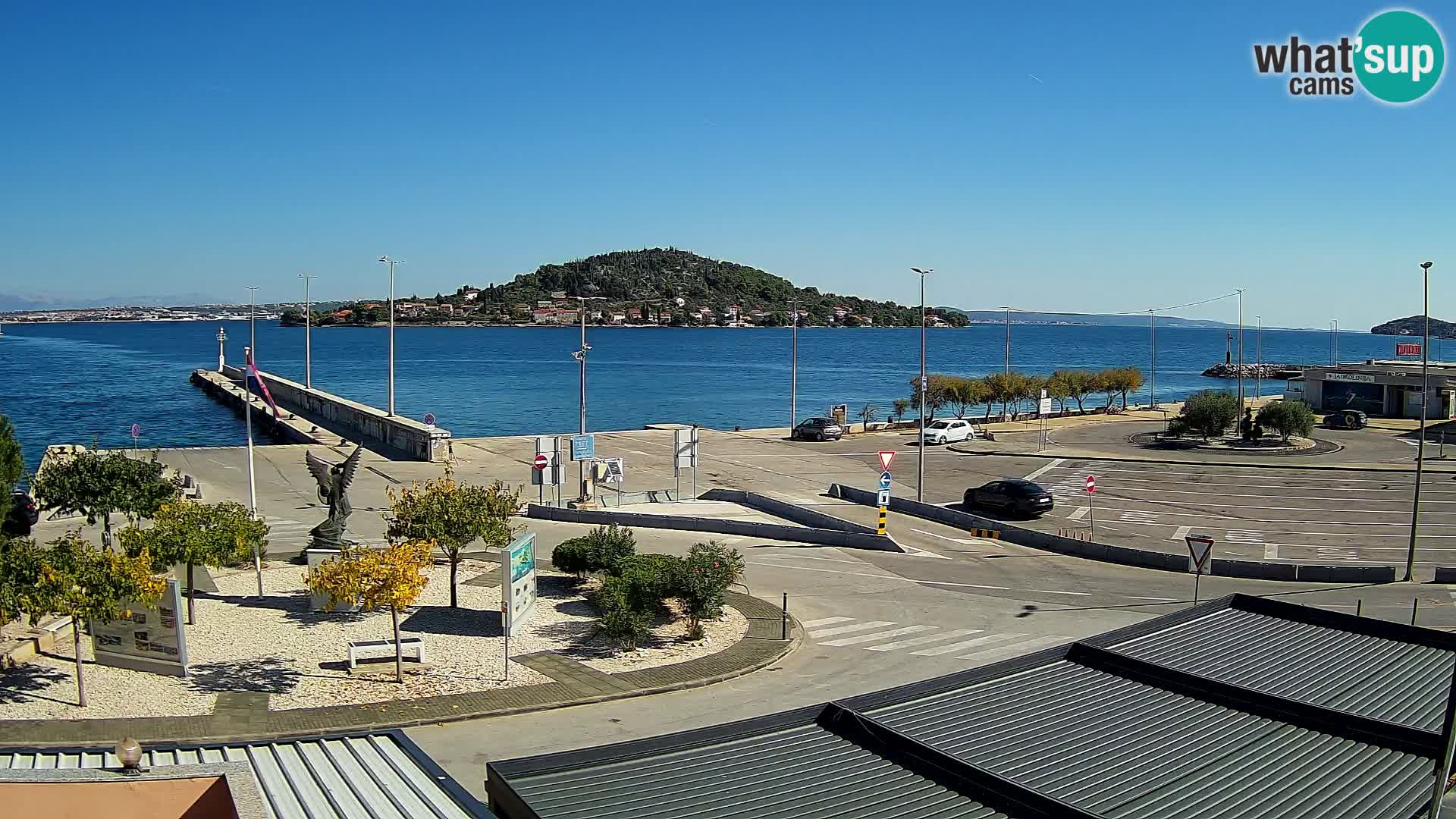 Spletna kamera Ugljan – trajekt Preko – Zadar