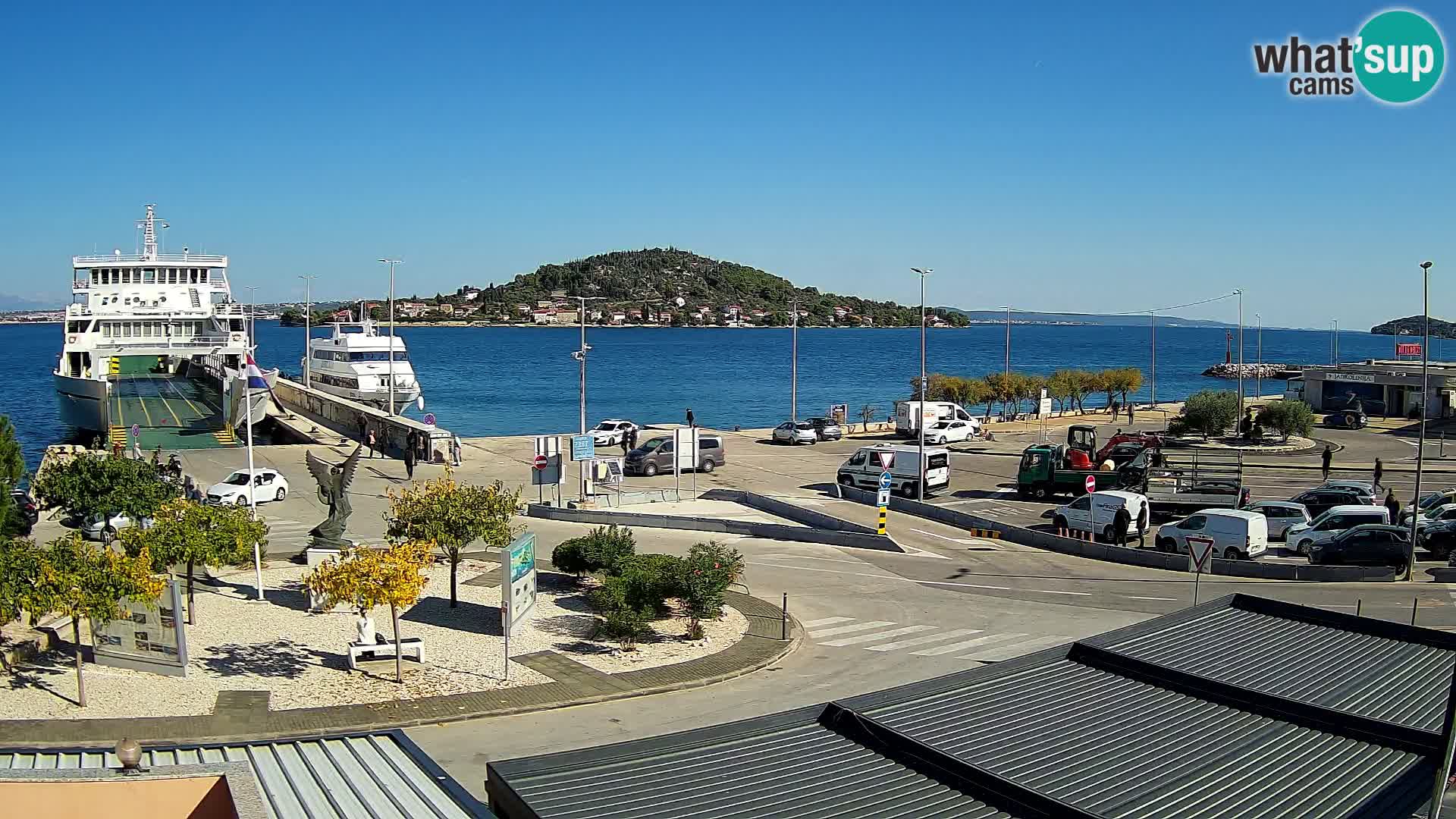 Webcam Ugliano – terminal traghetto da Preko a Zara