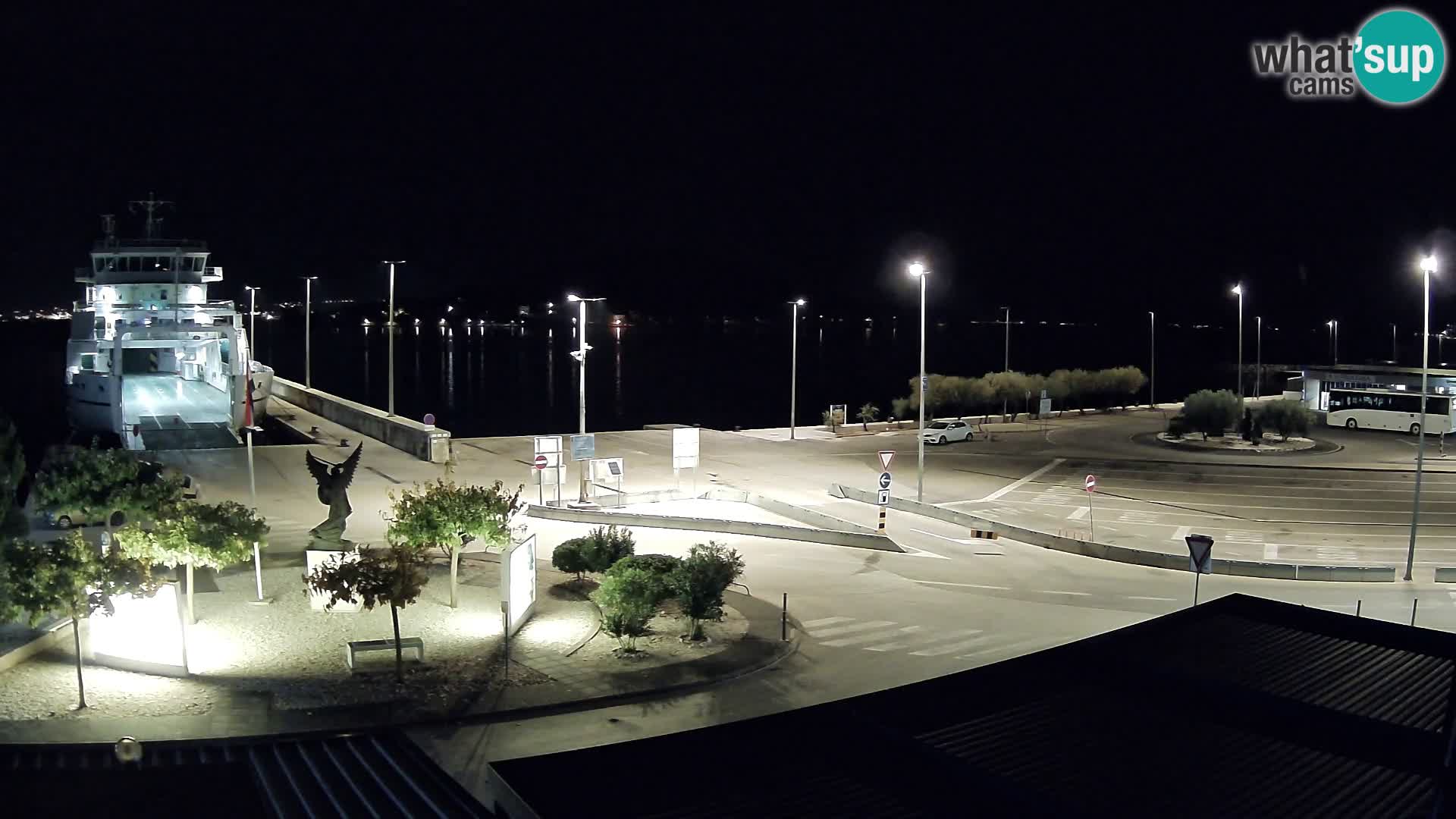 Spletna kamera Ugljan – trajekt Preko – Zadar