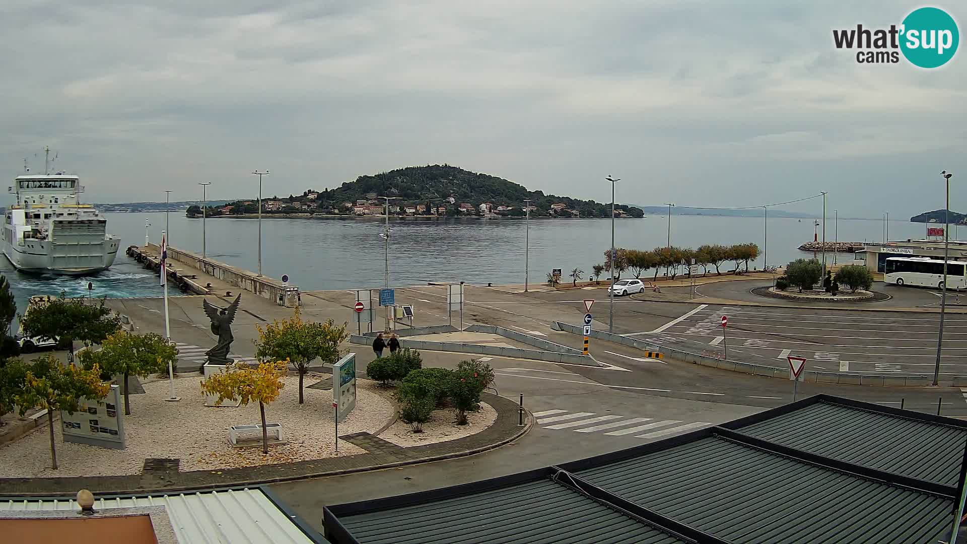 Spletna kamera Ugljan – trajekt Preko – Zadar