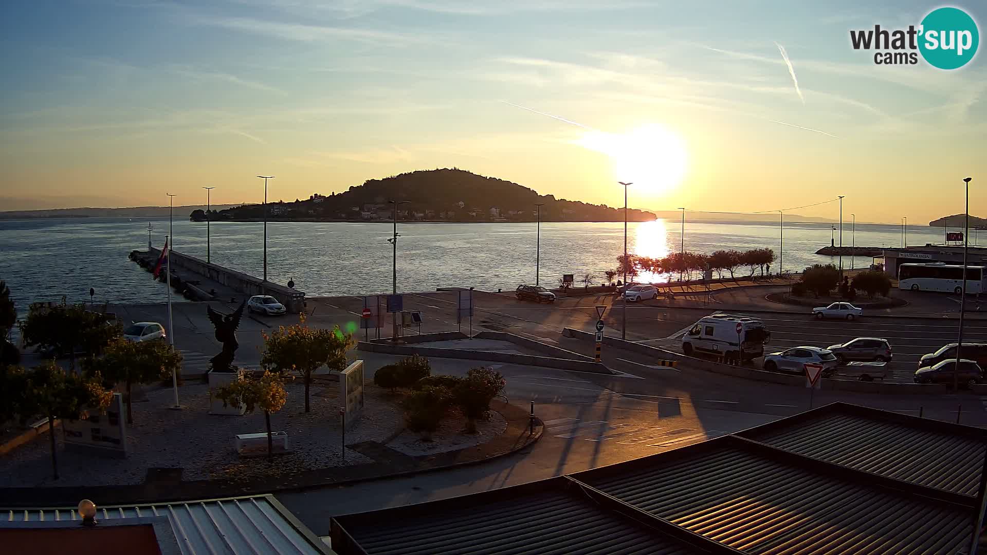 Webcam Ugliano – terminal traghetto da Preko a Zara