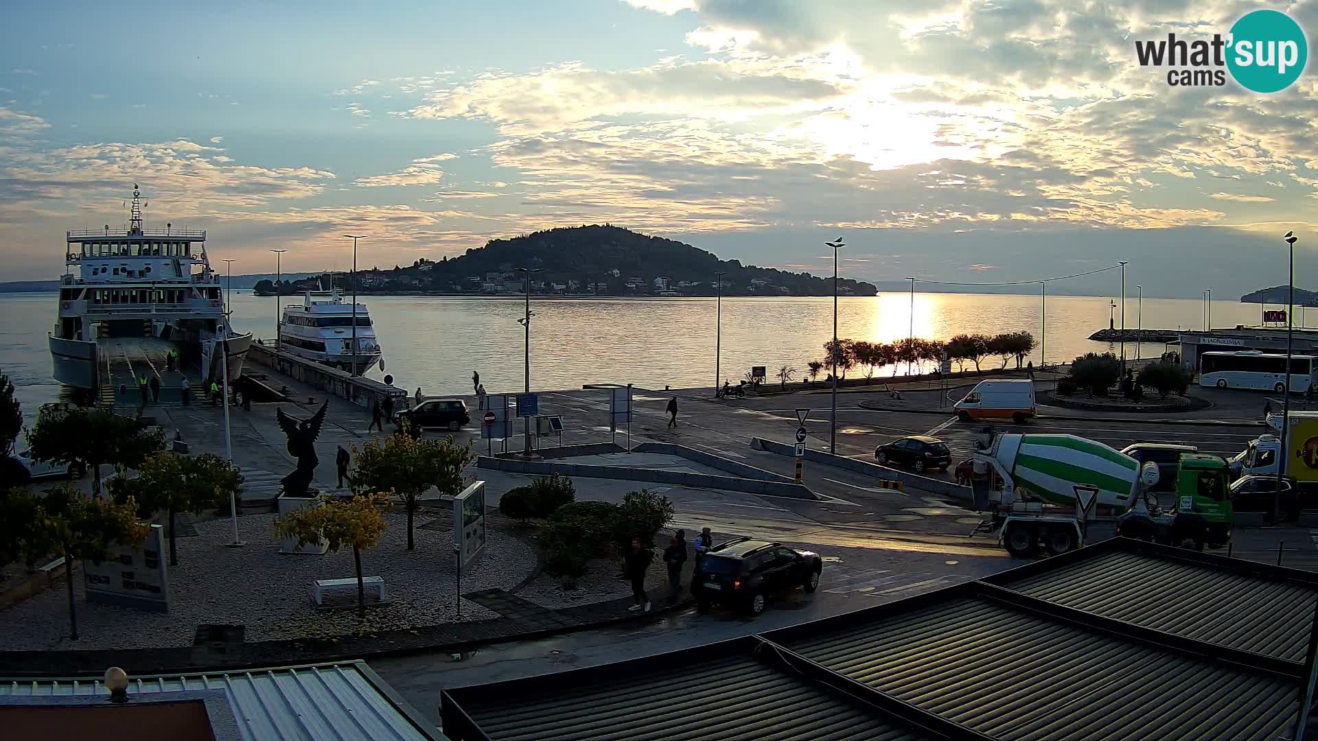 Webcam Ugliano – terminal traghetto da Preko a Zara