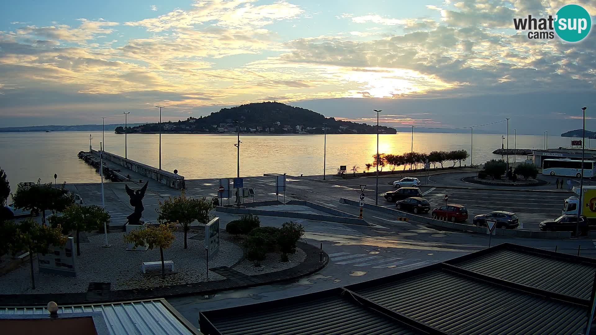 Webcam Ugliano – terminal traghetto da Preko a Zara