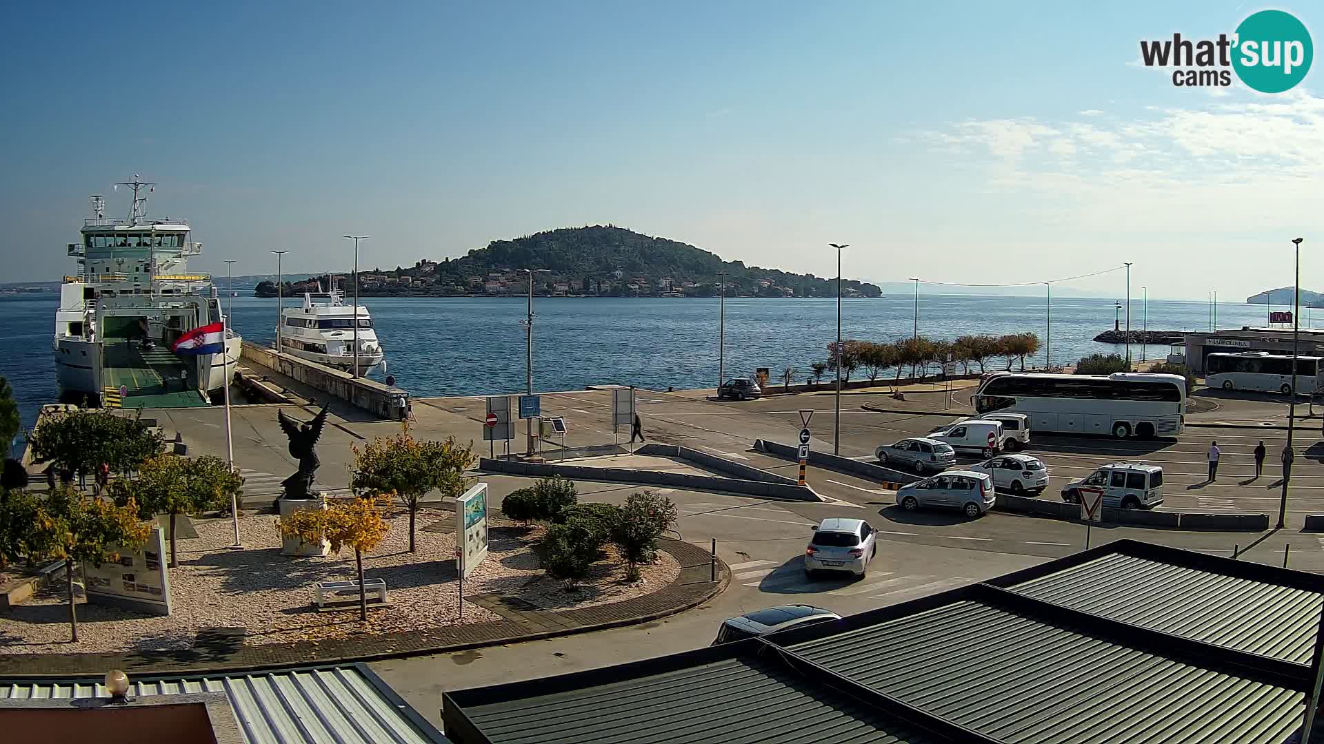 Webcam Ugliano – terminal traghetto da Preko a Zara
