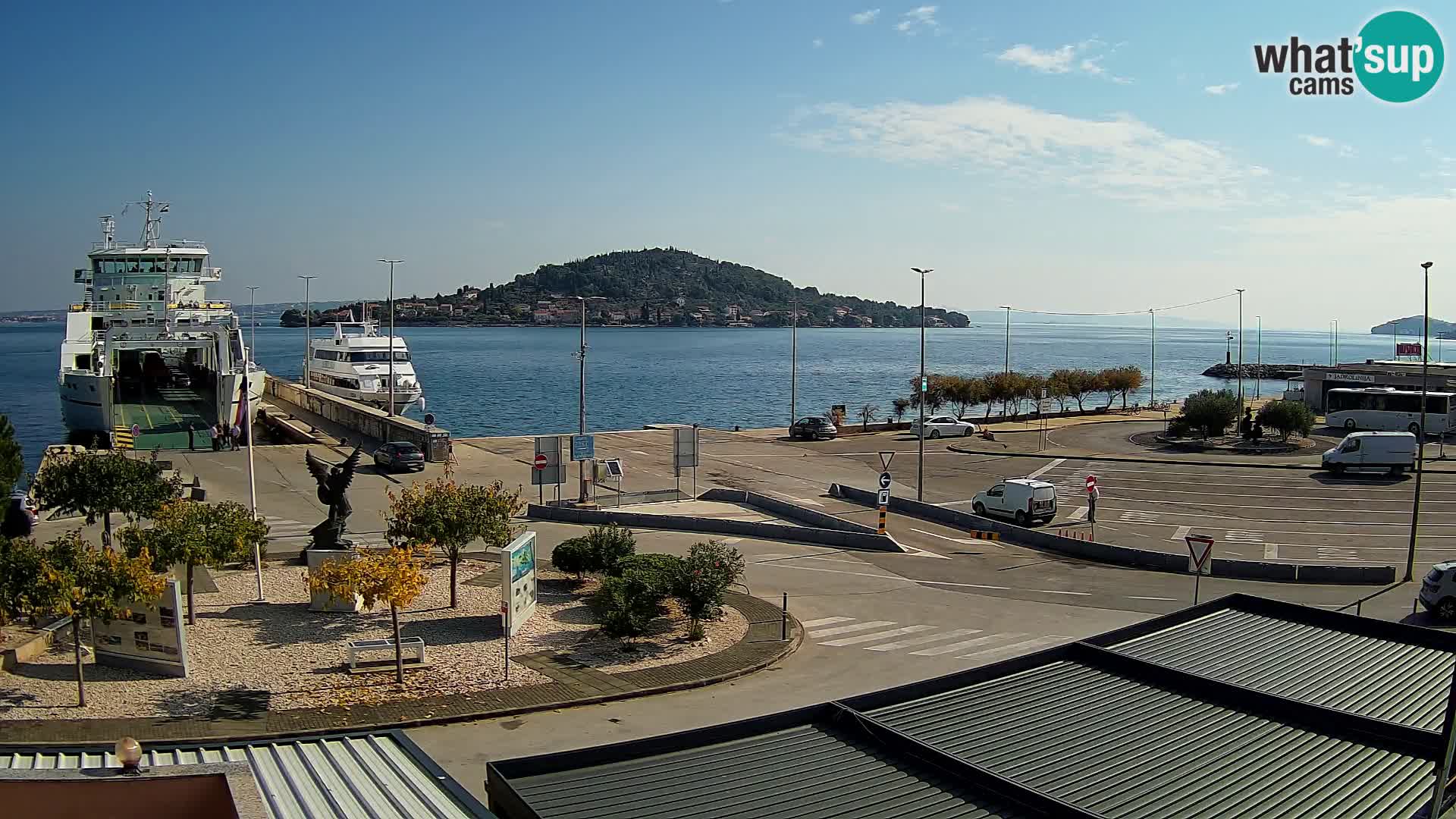 Webcam Ugliano – terminal traghetto da Preko a Zara