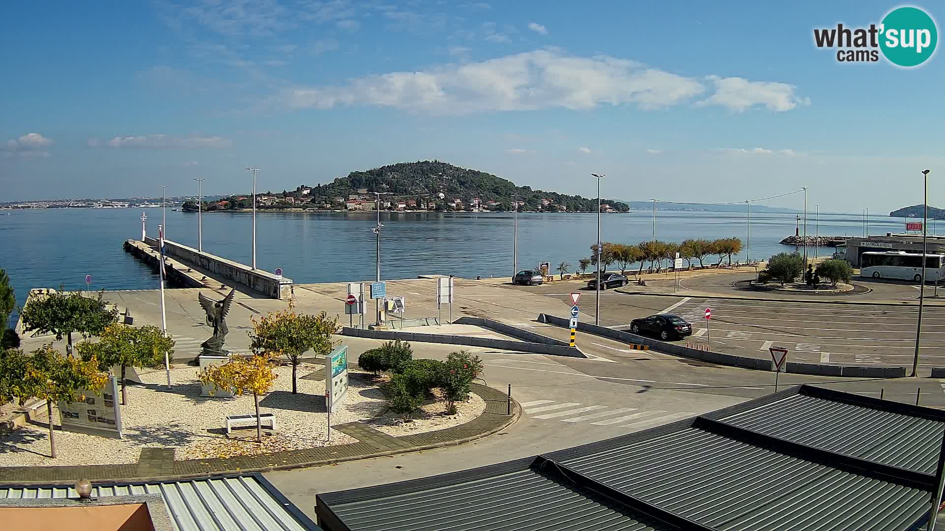Webcam Ugliano – terminal traghetto da Preko a Zara