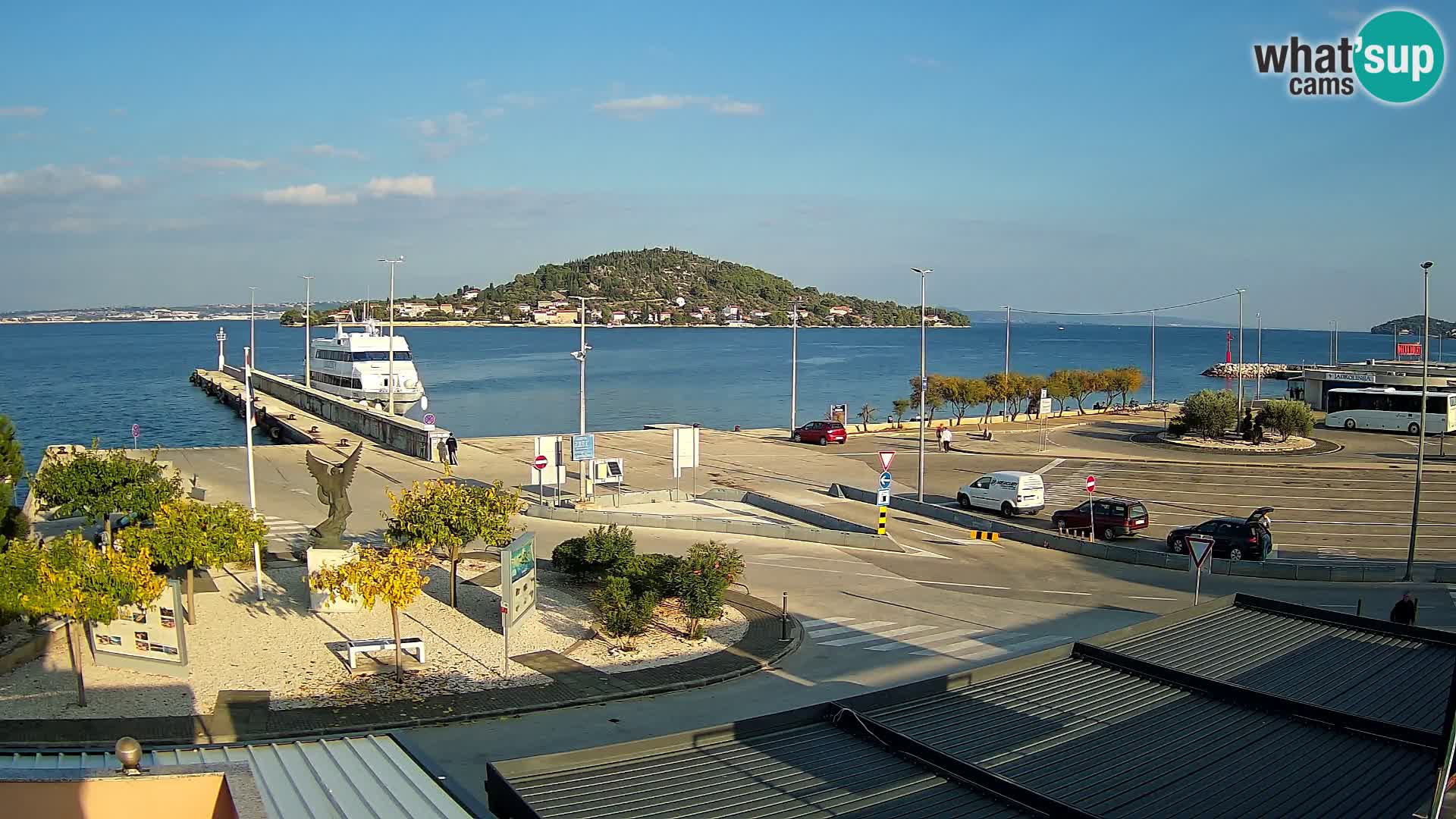 Spletna kamera Ugljan – trajekt Preko – Zadar