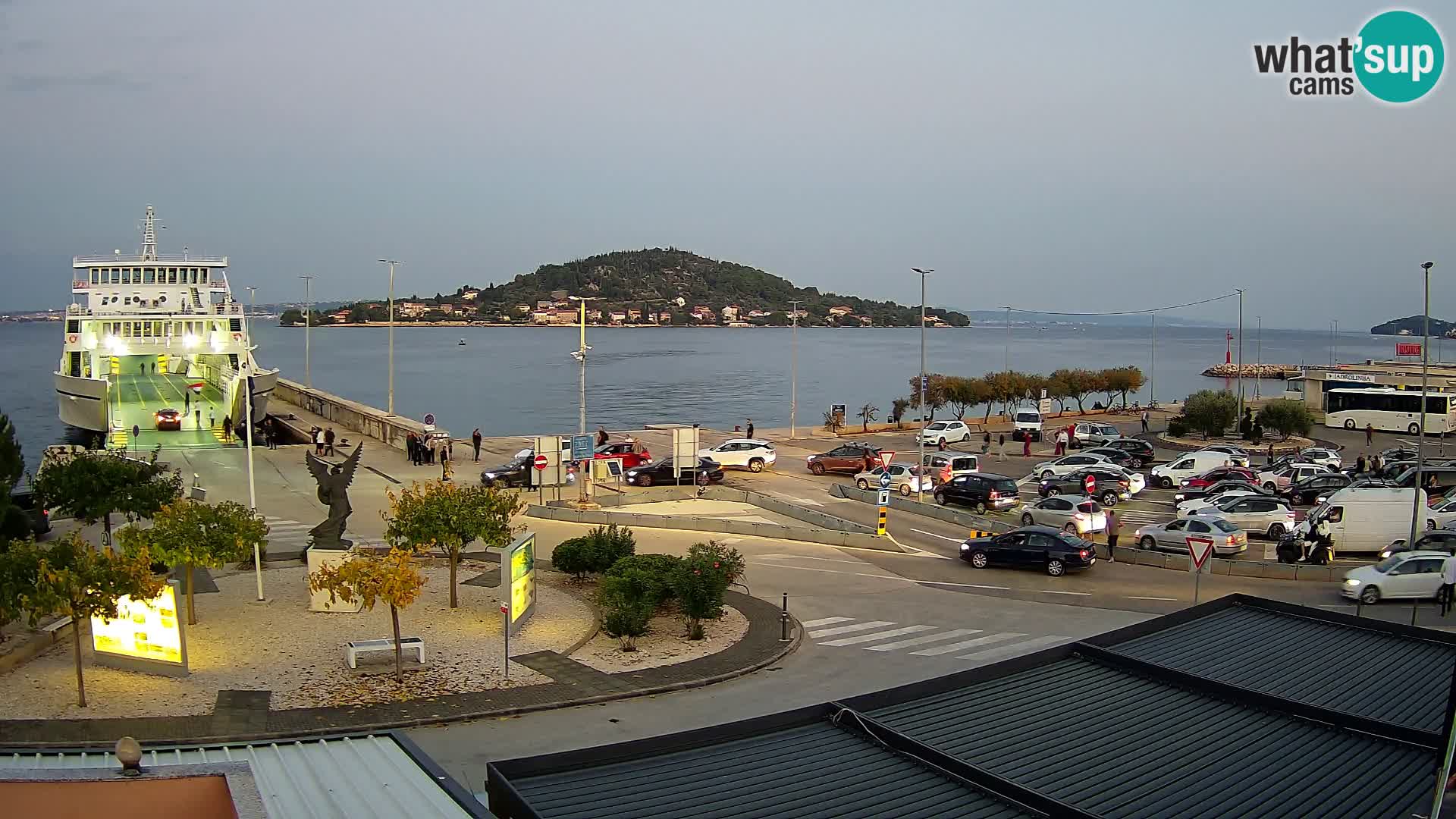 Webcam Ugljan – Preko Ferry to Zadar