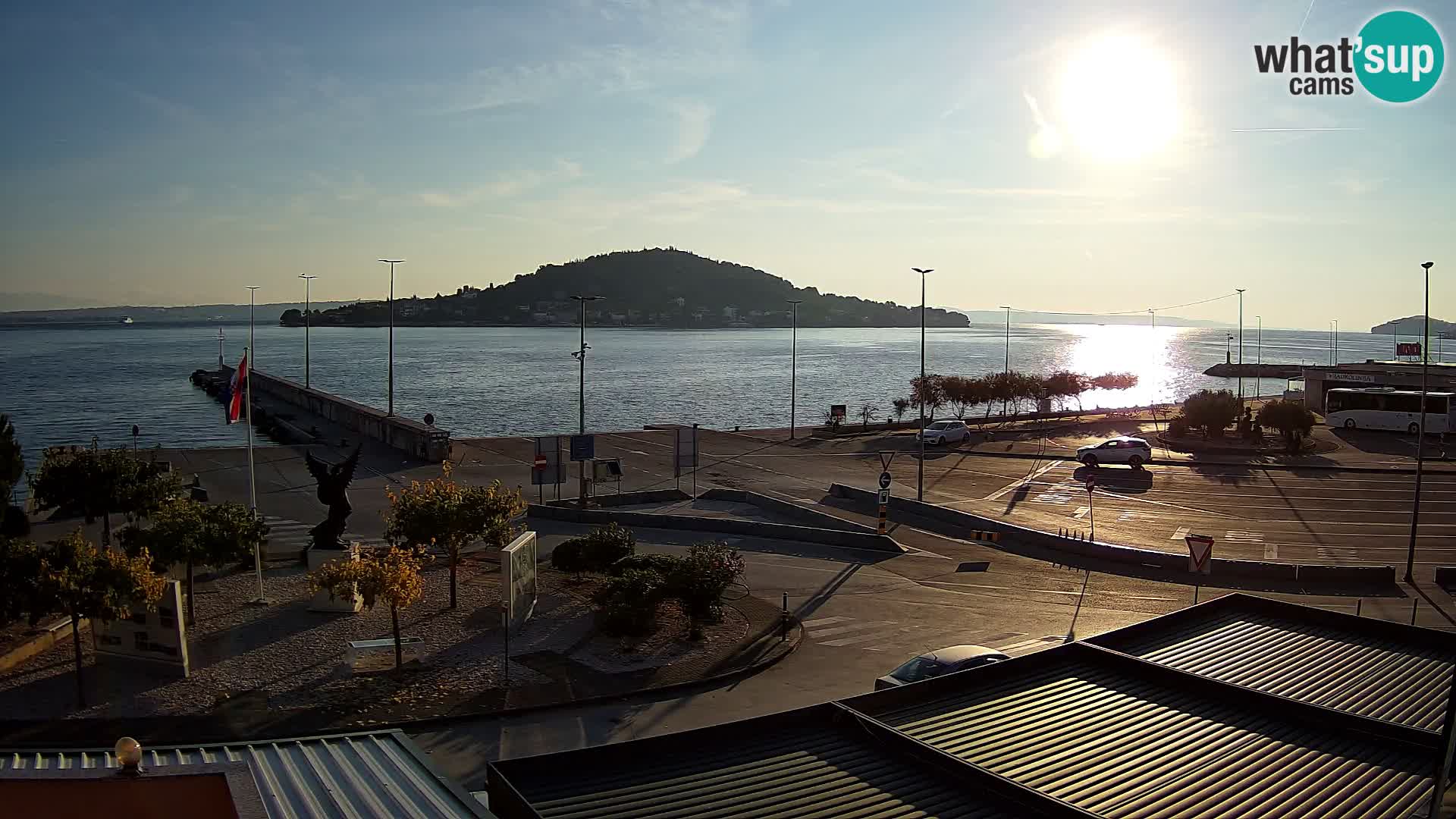 Spletna kamera Ugljan – trajekt Preko – Zadar
