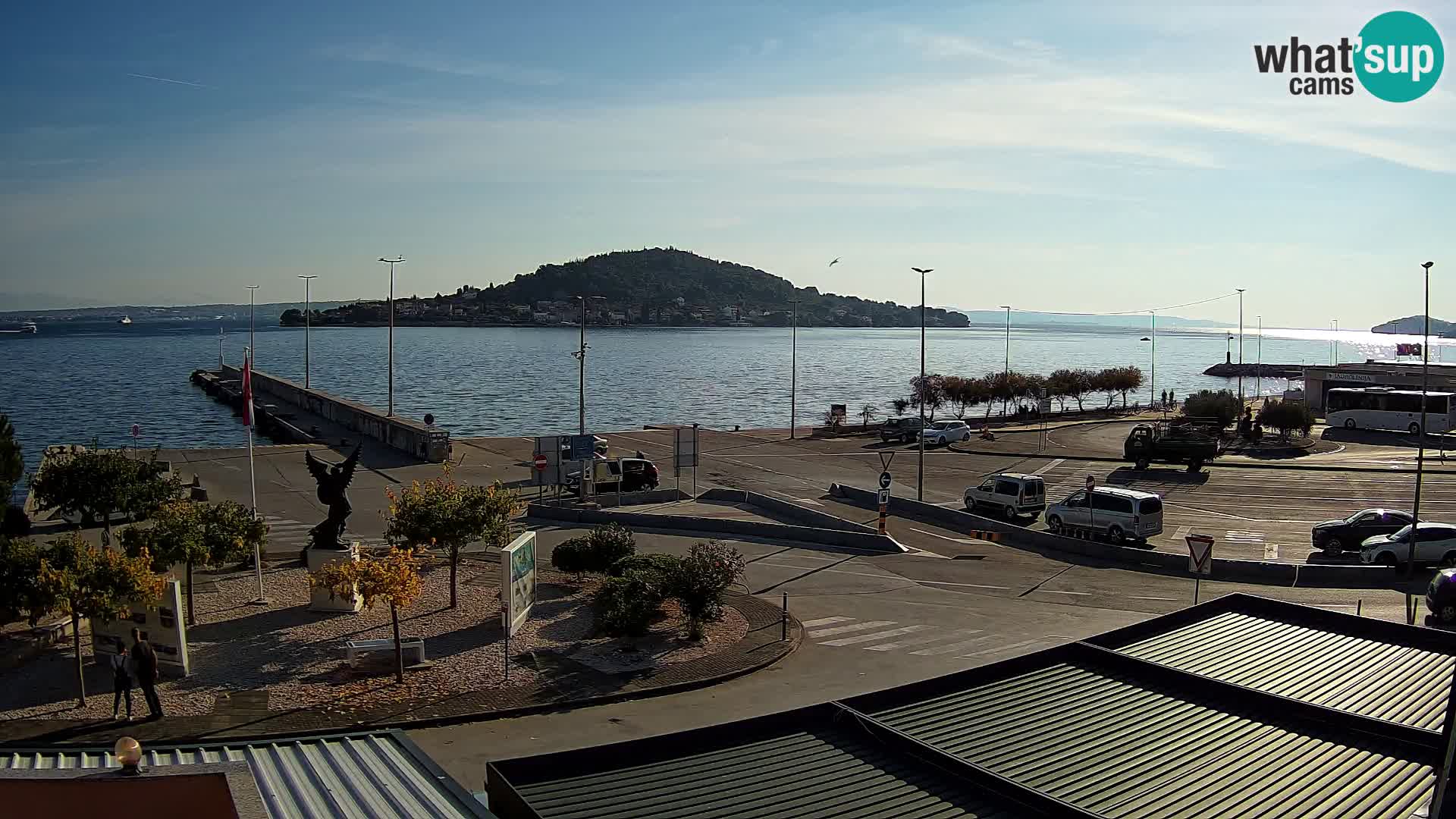 Spletna kamera Ugljan – trajekt Preko – Zadar