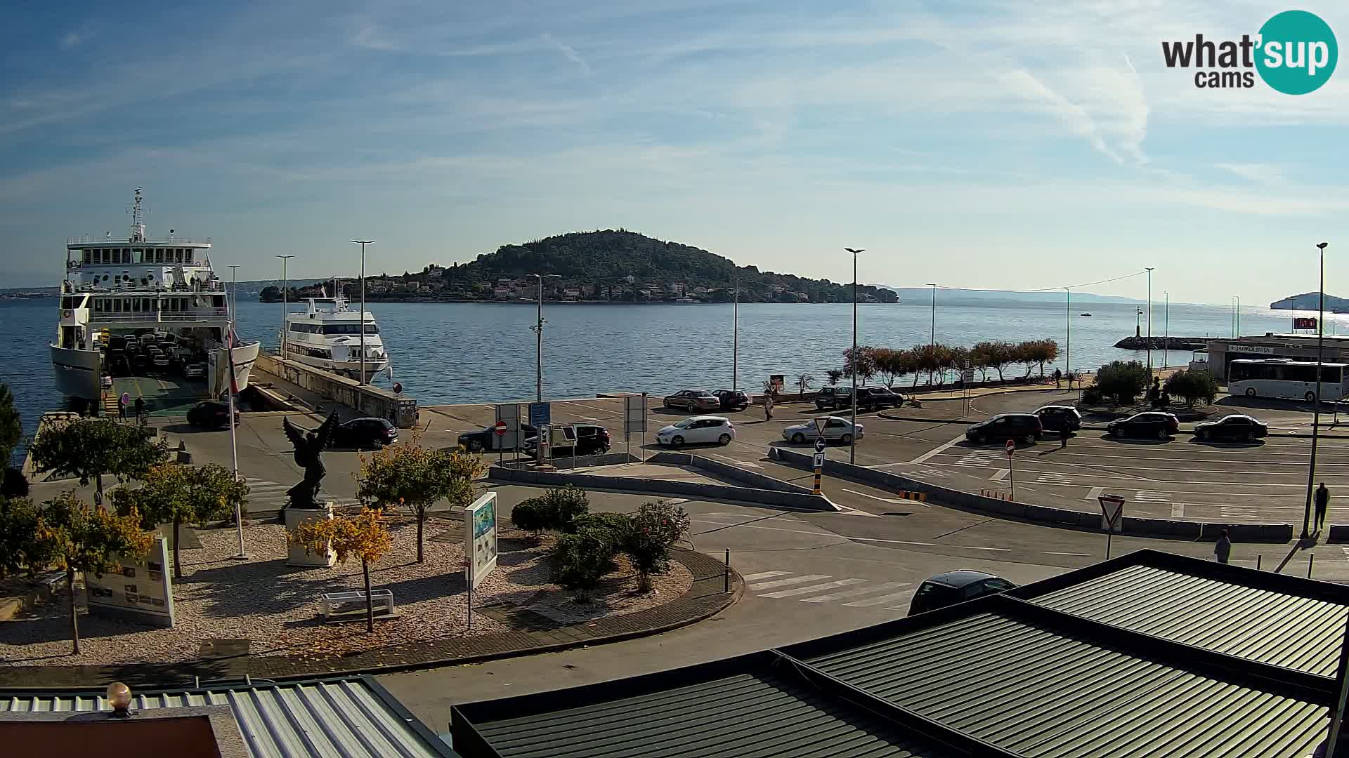 Webcam Ugljan – Preko Ferry to Zadar