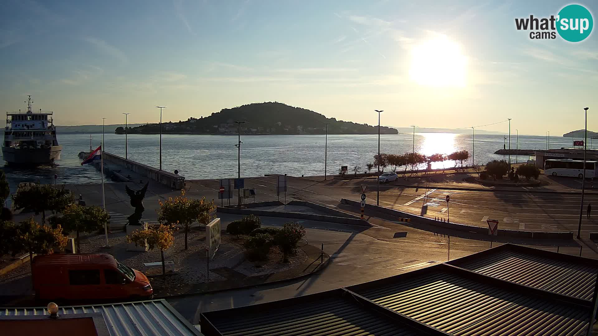 Webcam Ugljan – Preko Ferry to Zadar